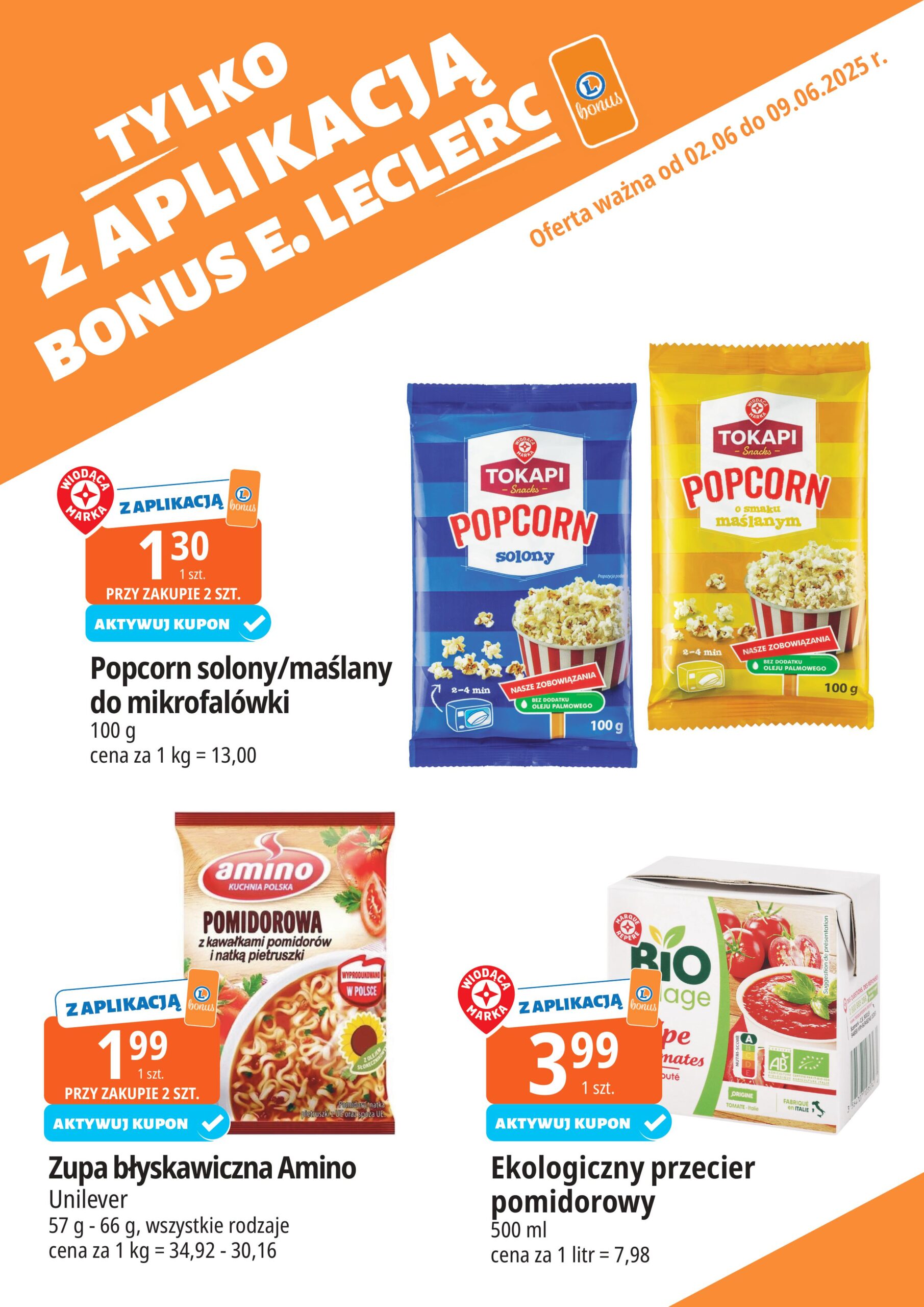 e-leclerc - E.Leclerc - Bonus skanujesz kasę zyskujesz gazetka ważna od 02.06. - 09.06. - page: 8