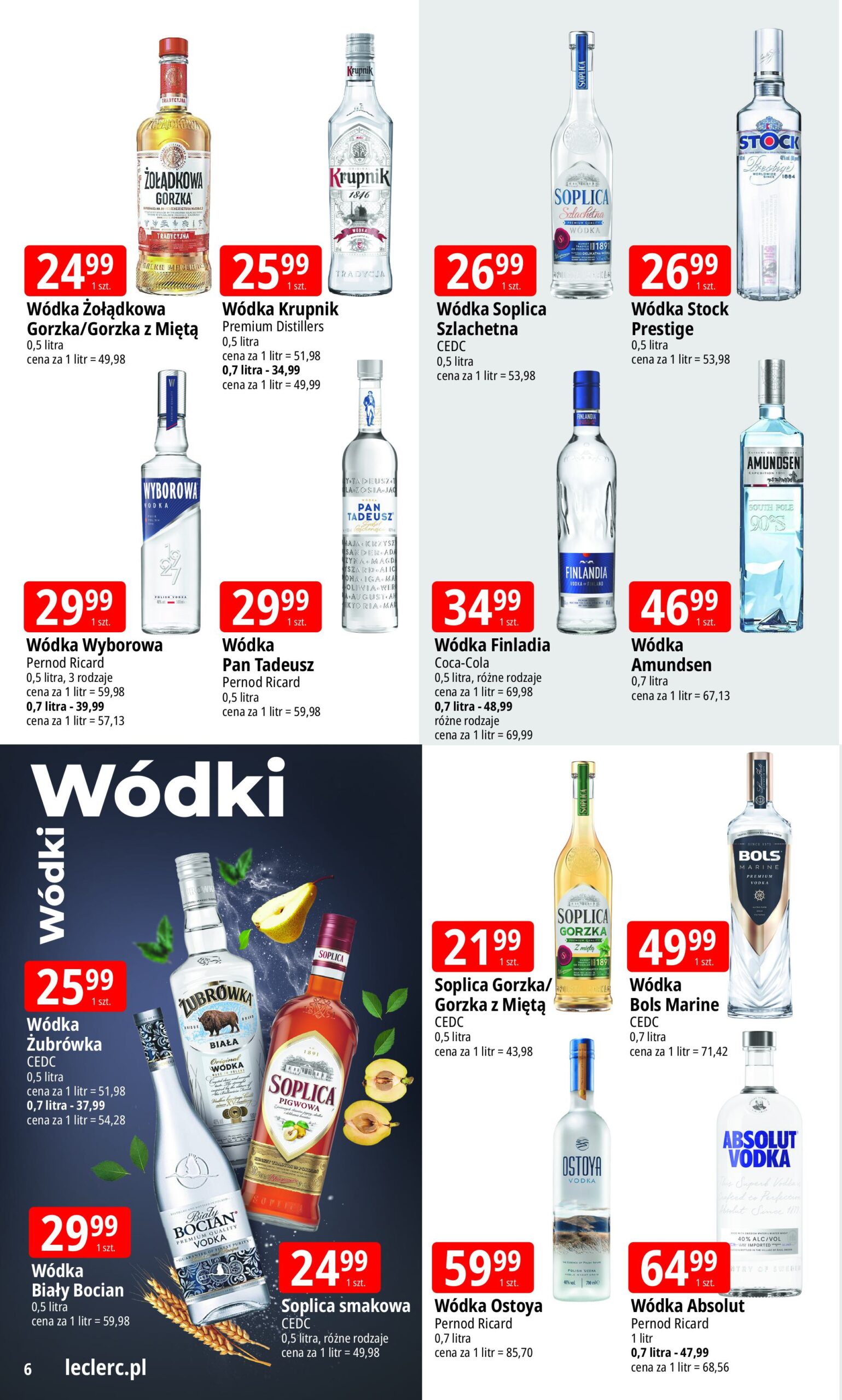 e-leclerc - Gazetka E.Leclerc - Alkohole ważna od 10.06. - 21.06. - page: 6