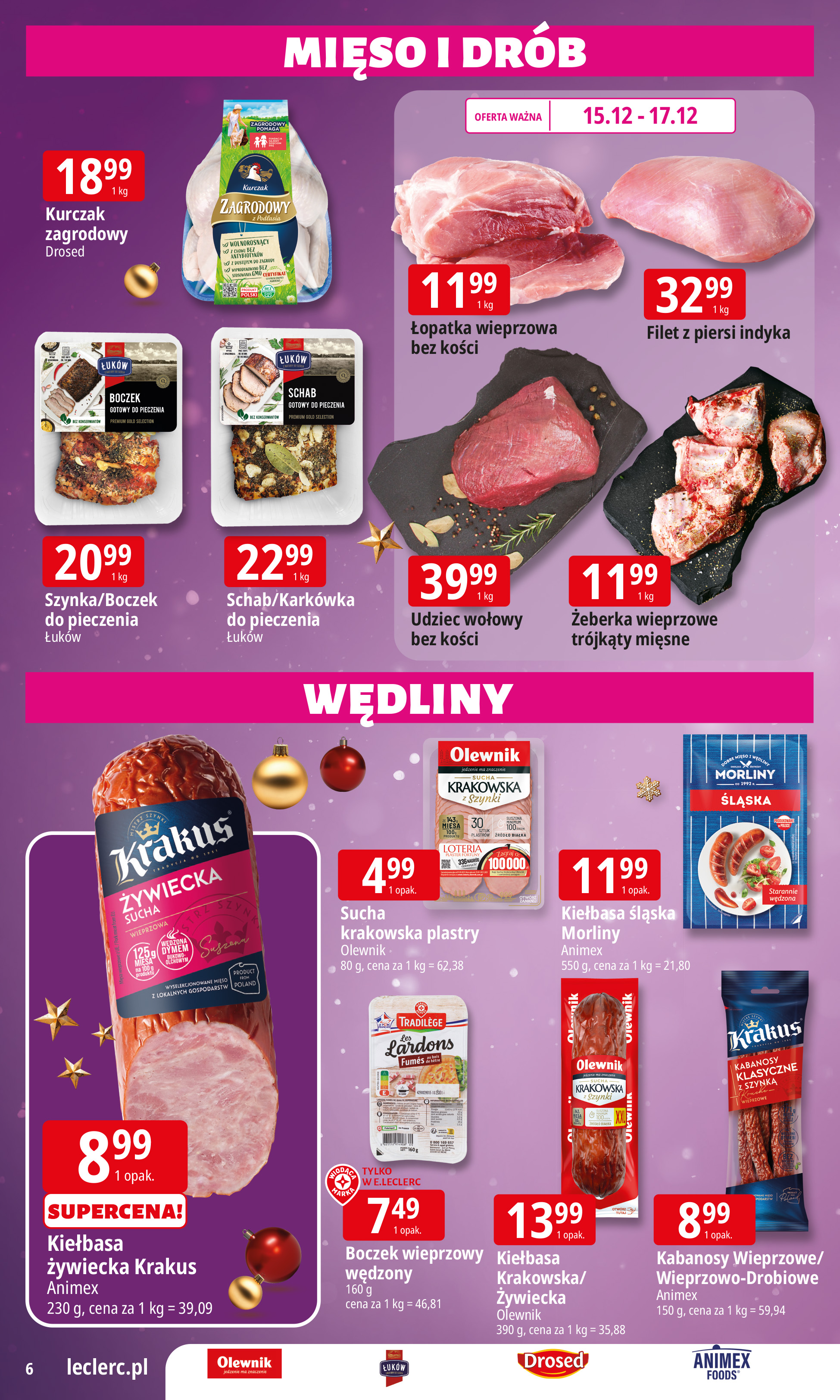 e-leclerc - Gazetka E.Leclerc - ważna od 15.12. do 23.12. - page: 6