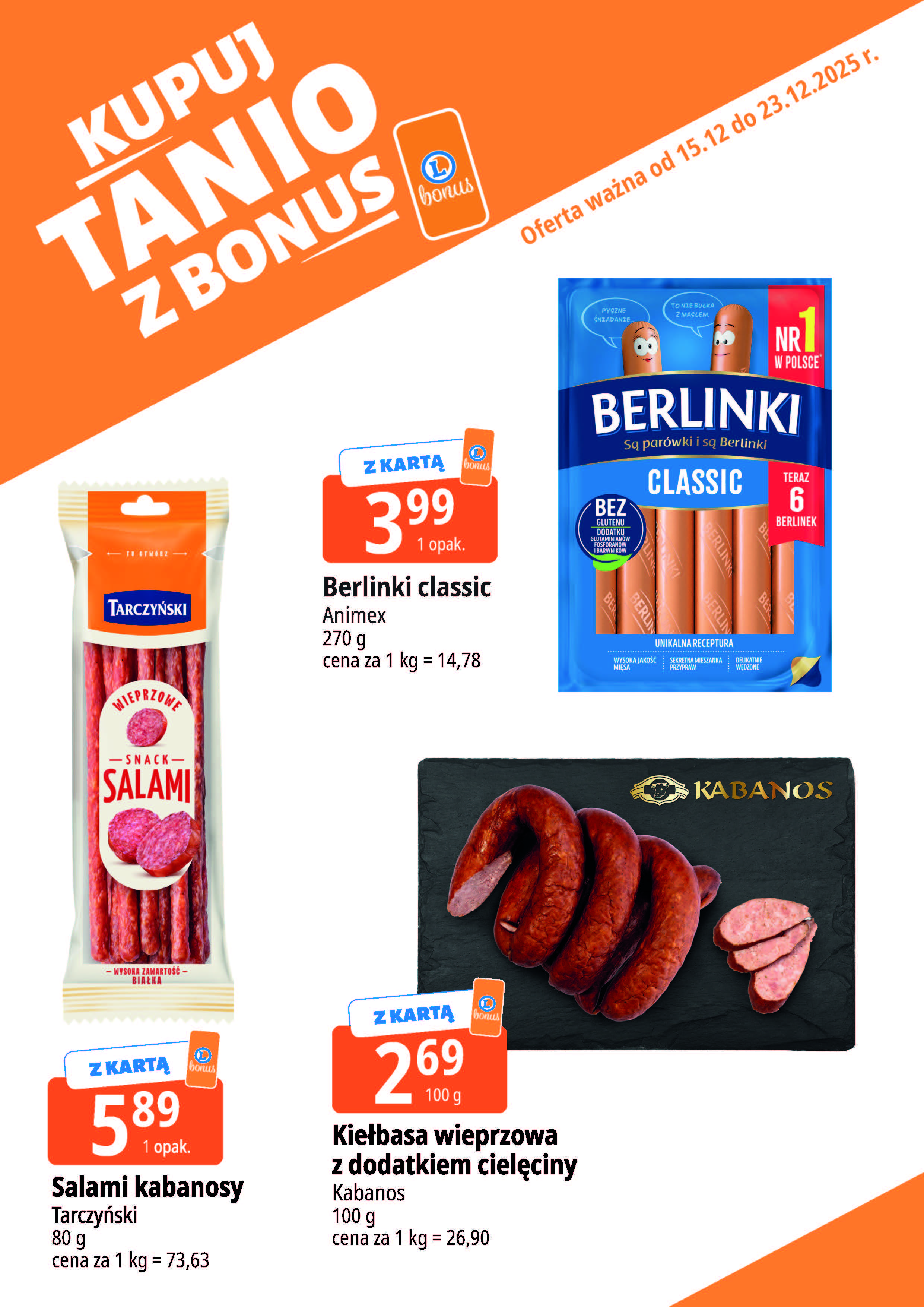 e-leclerc - Gazetka E.Leclerc - Bonus skanujesz kasę zyskujesz - ważna od 15.12. do 23.12. - page: 14