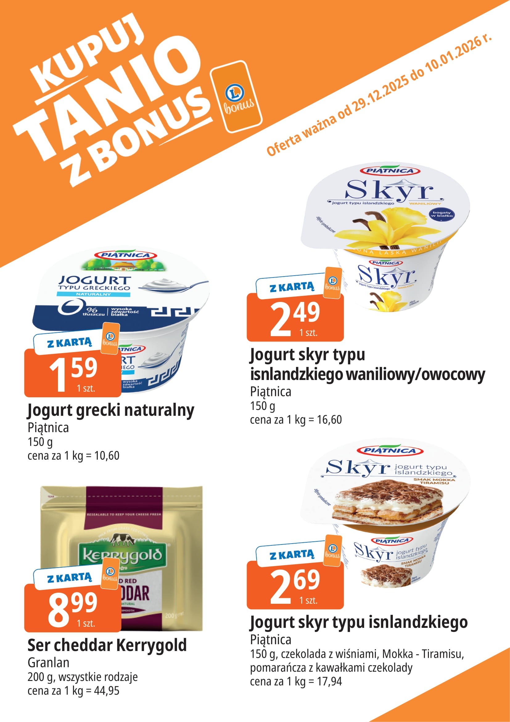 e-leclerc - Gazetka E.Leclerc - Bonus skanujesz kasę zyskujesz - ważna od 29.12. do 10.01.