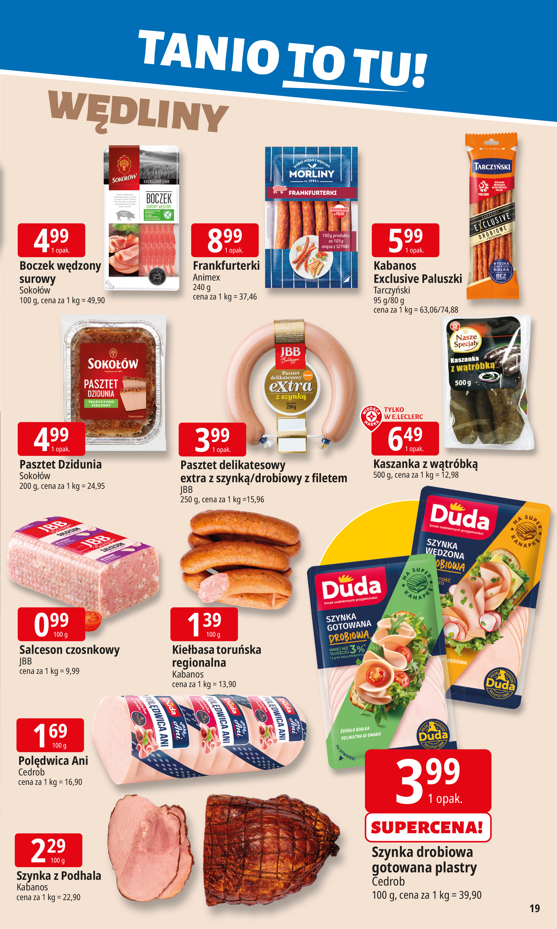 e-leclerc - Gazetka E.Leclerc - ważna od 07.01. do 12.01. - page: 19
