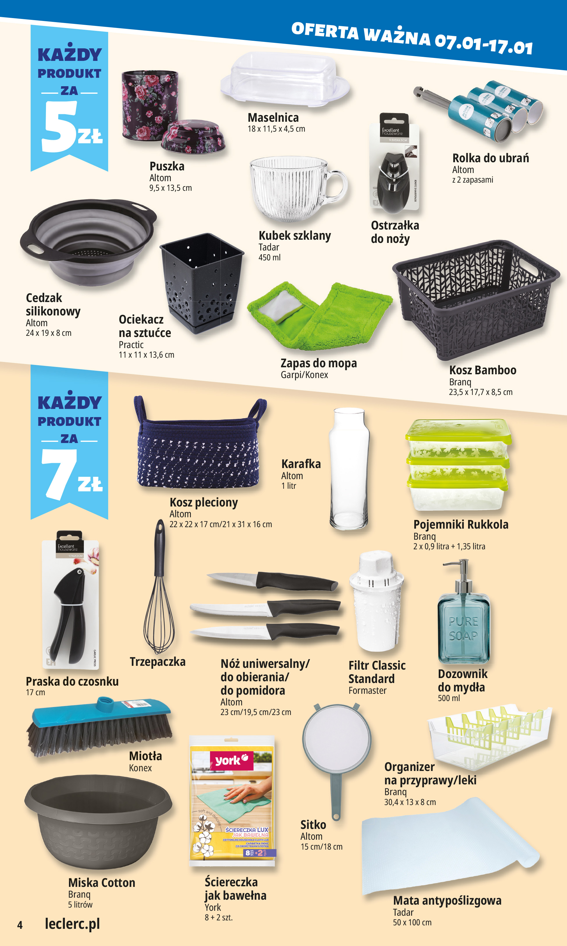 e-leclerc - Gazetka E.Leclerc - ważna od 07.01. do 12.01. - page: 4