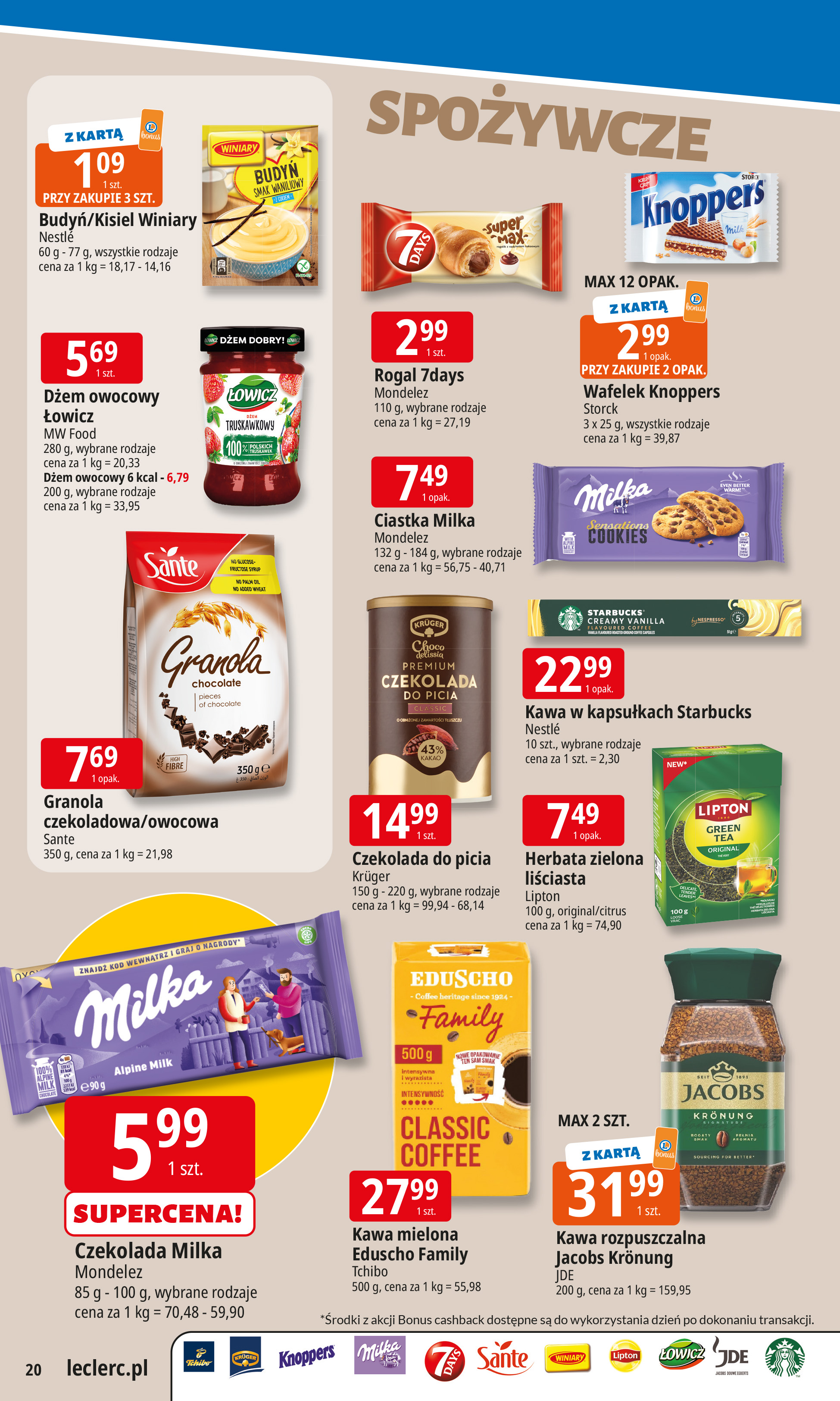 e-leclerc - Gazetka E.Leclerc - ważna od 07.01. do 12.01. - page: 20