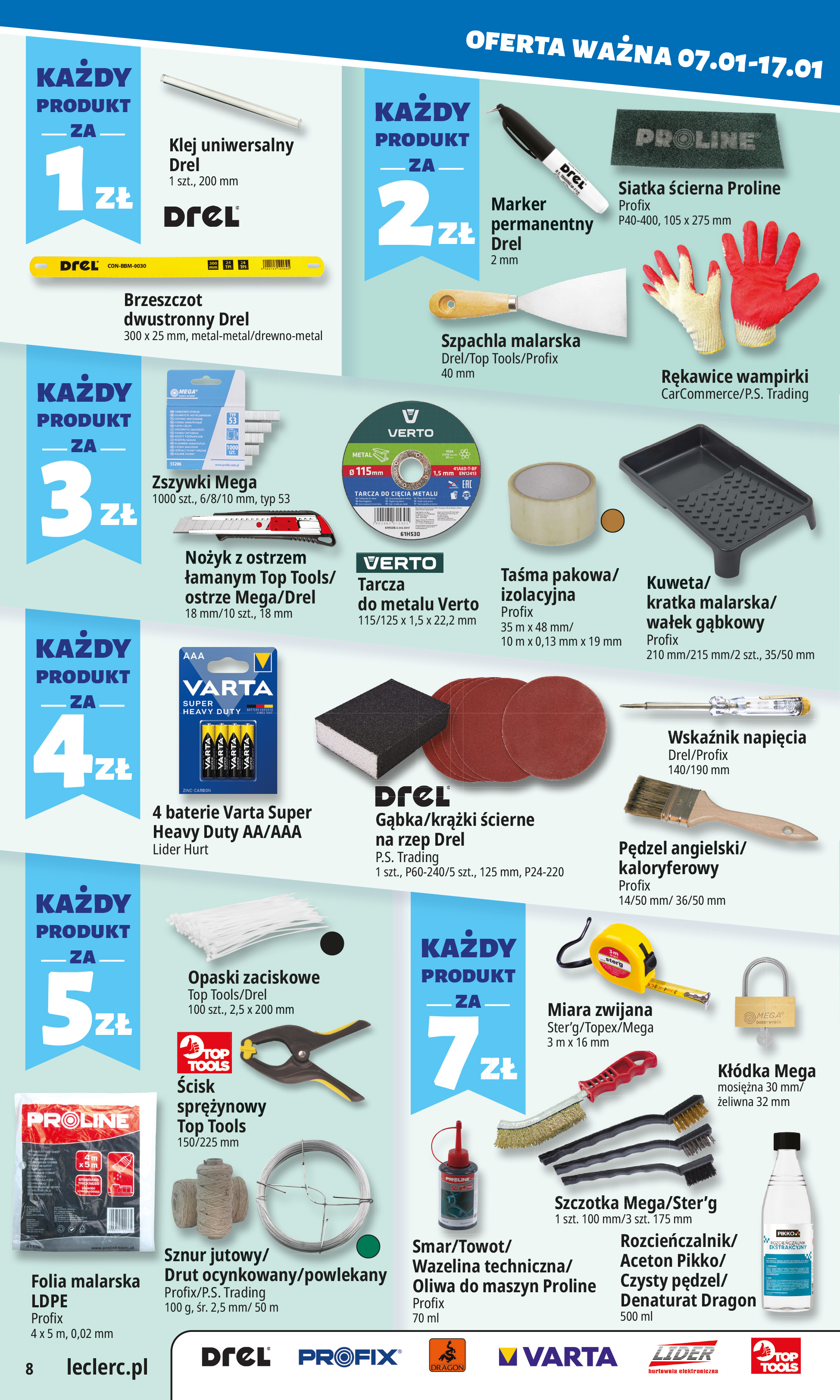 e-leclerc - Gazetka E.Leclerc - ważna od 07.01. do 12.01. - page: 8
