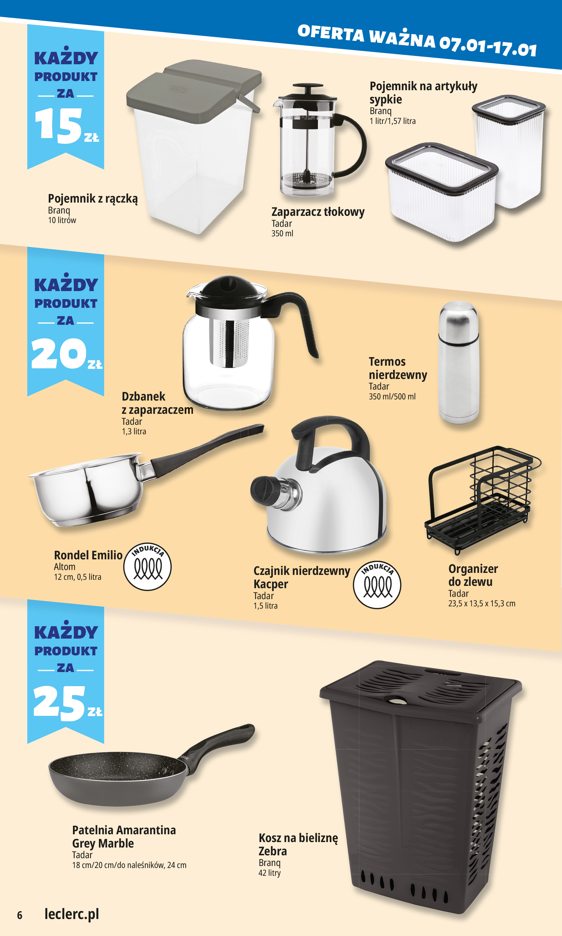 e-leclerc - Gazetka E.Leclerc - ważna od 07.01. do 12.01. - page: 6