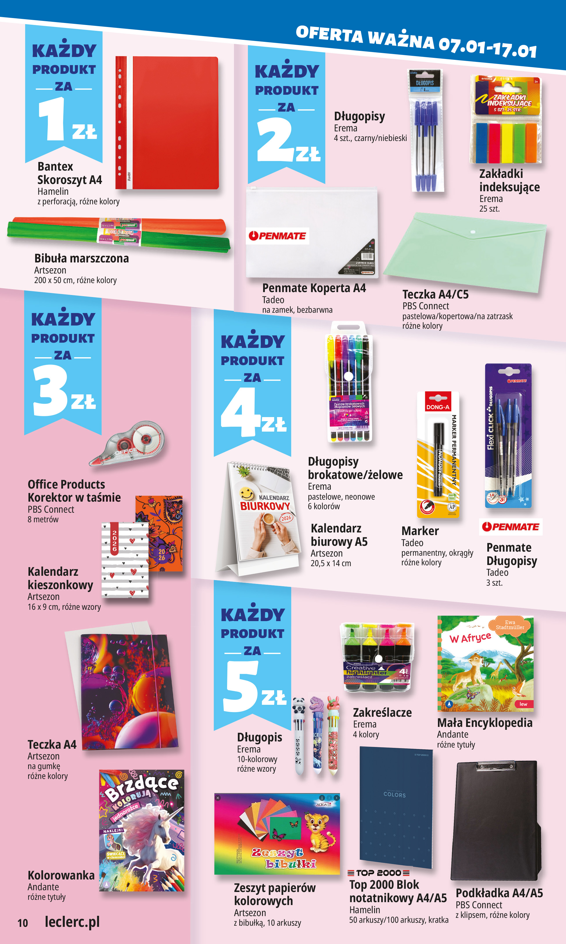 e-leclerc - Gazetka E.Leclerc - ważna od 07.01. do 12.01. - page: 10