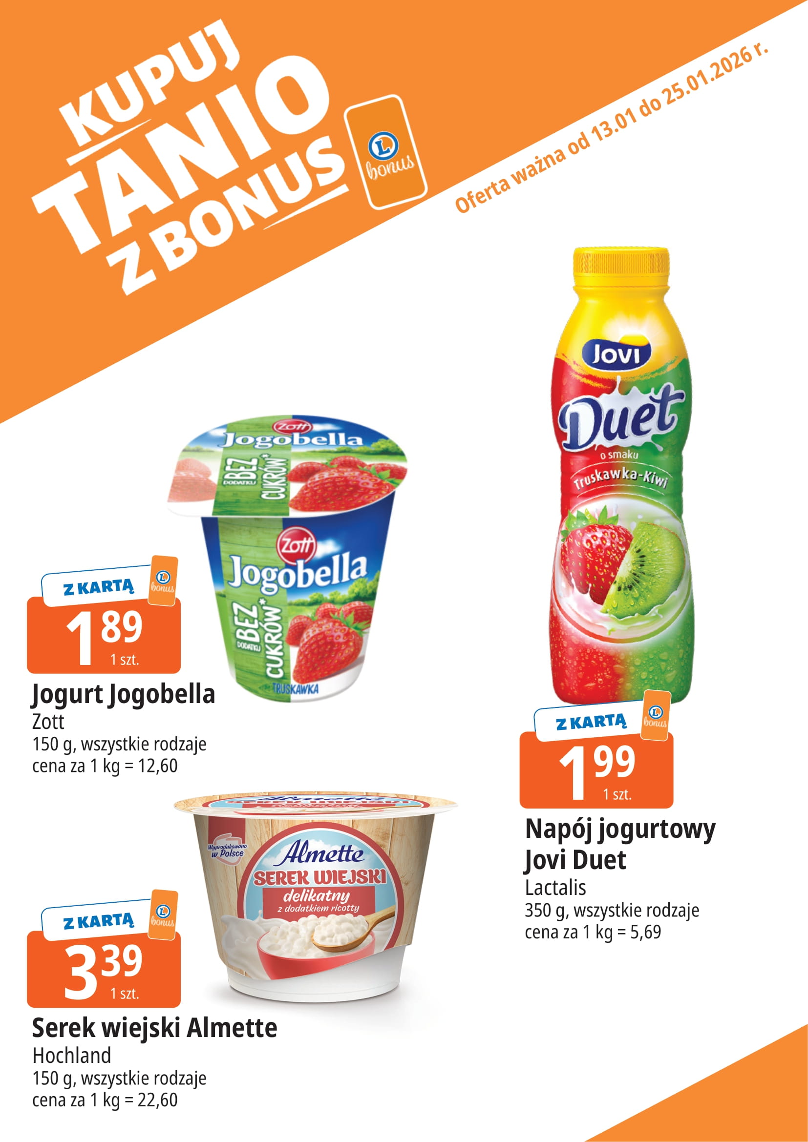 e-leclerc - Gazetka E.Leclerc - Bonus skanujesz kasę zyskujesz - ważna od 13.01. do 25.01. - page: 4