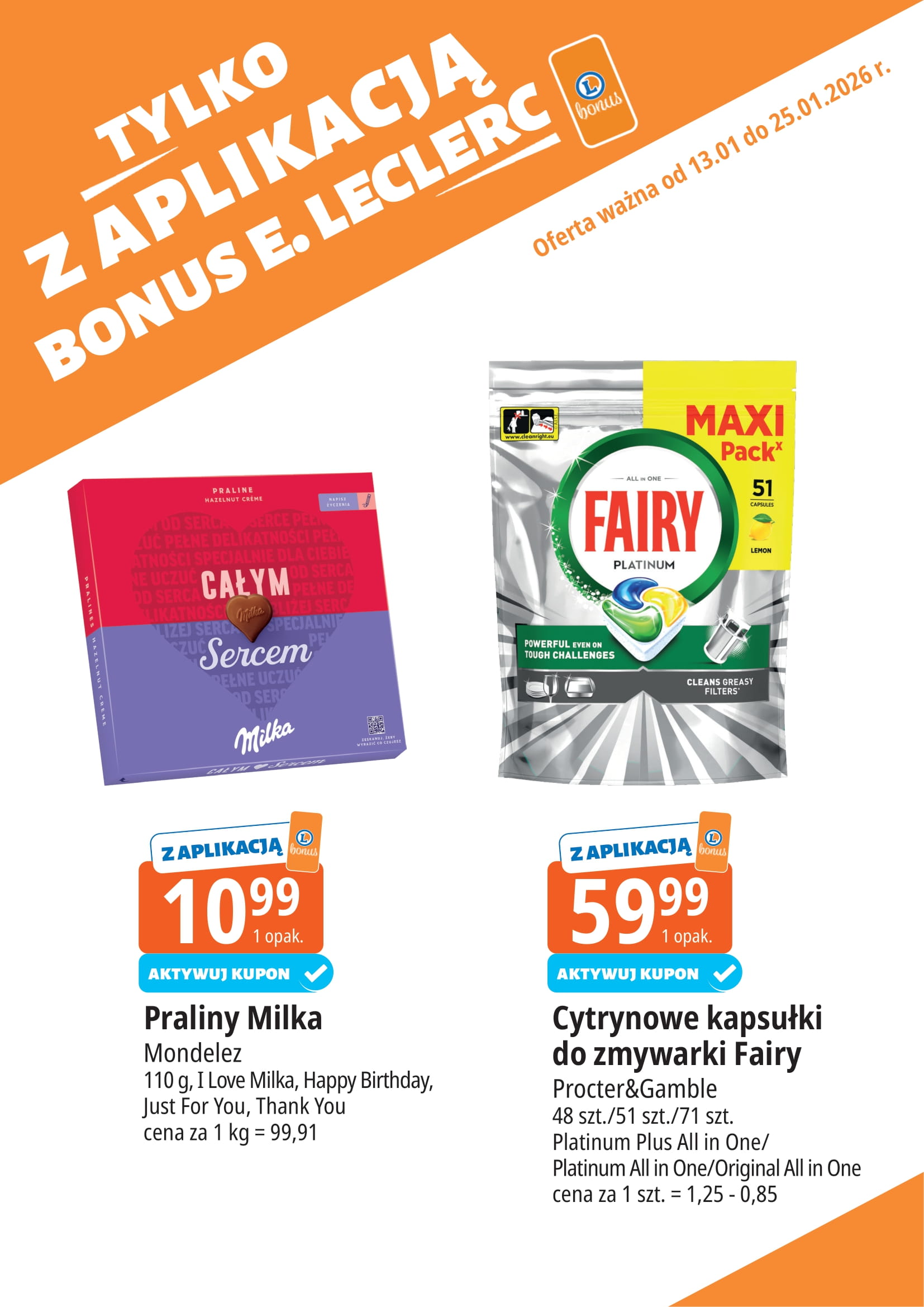 e-leclerc - Gazetka E.Leclerc - Bonus skanujesz kasę zyskujesz - ważna od 13.01. do 25.01. - page: 15