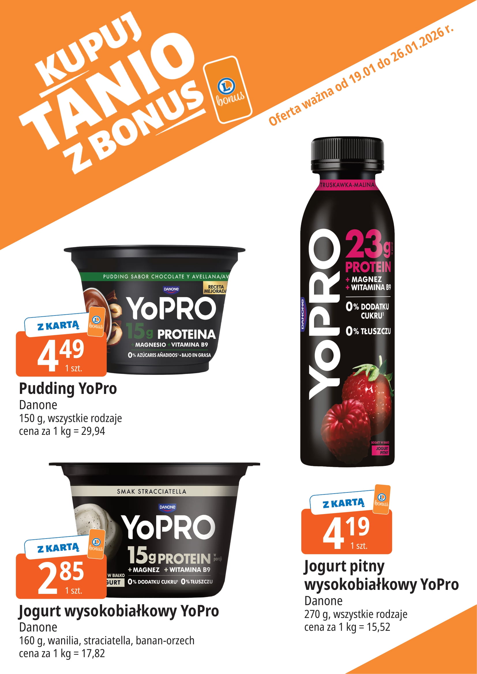 e-leclerc - Gazetka E.Leclerc - Kupuj tanio z bonus - ważna od 19.01. do 26.01. - page: 4