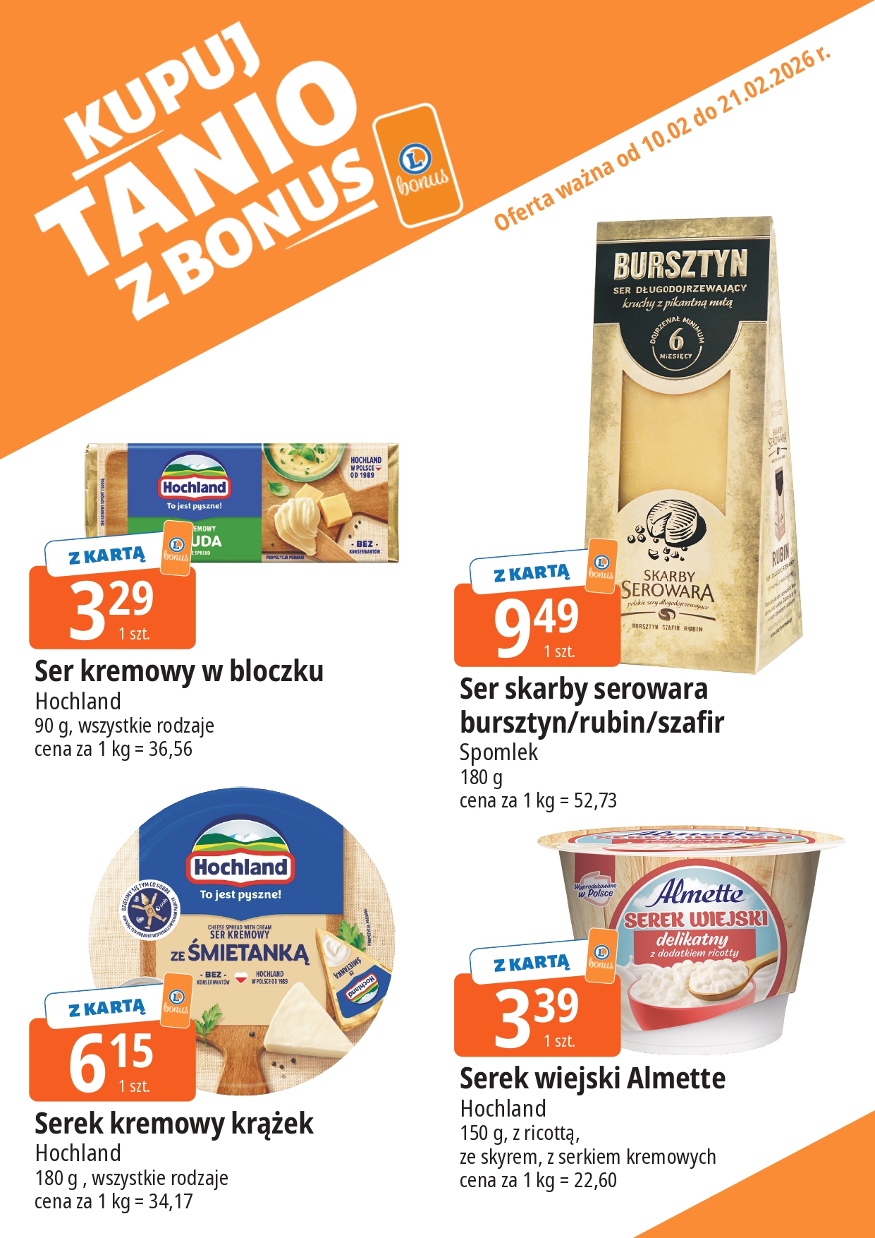 e-leclerc - Gazetka E.Leclerc - Bonus skanujesz kasę zyskujesz - ważna od 10.02.2026 do 21.02.2026 - page: 5