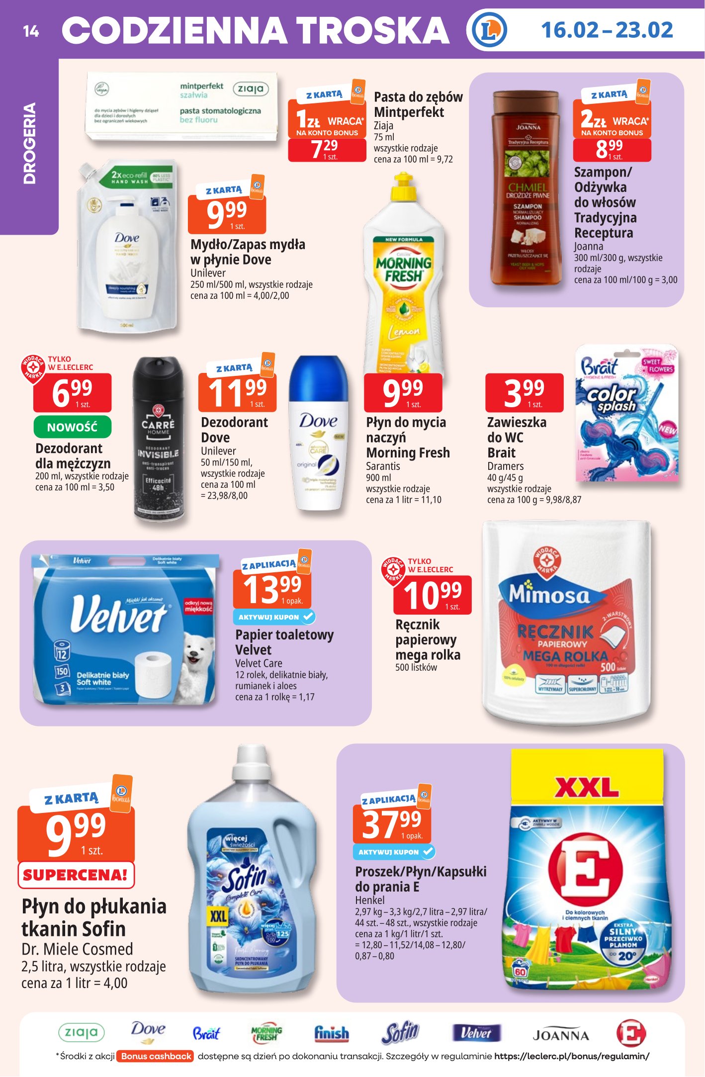 e-leclerc - Gazetka E.Leclerc - ważna od 16.02.2026 do 23.02.2026 - page: 14