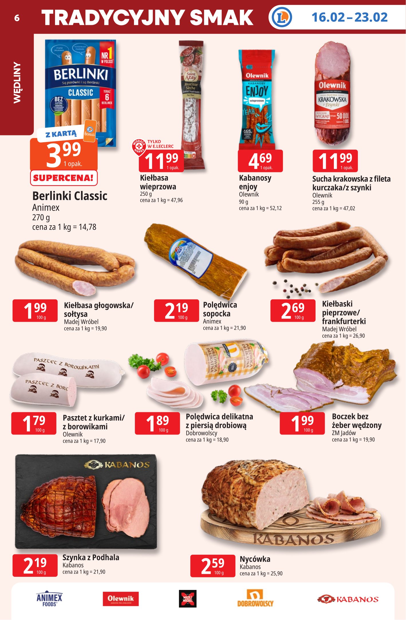 e-leclerc - Gazetka E.Leclerc - ważna od 16.02.2026 do 23.02.2026 - page: 6