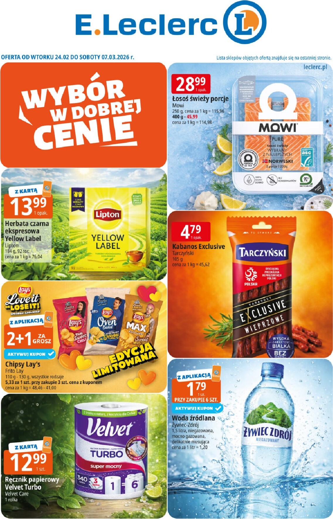 e-leclerc - Gazetka E.Leclerc - ważna od 24.02.2026 do 07.03.2026