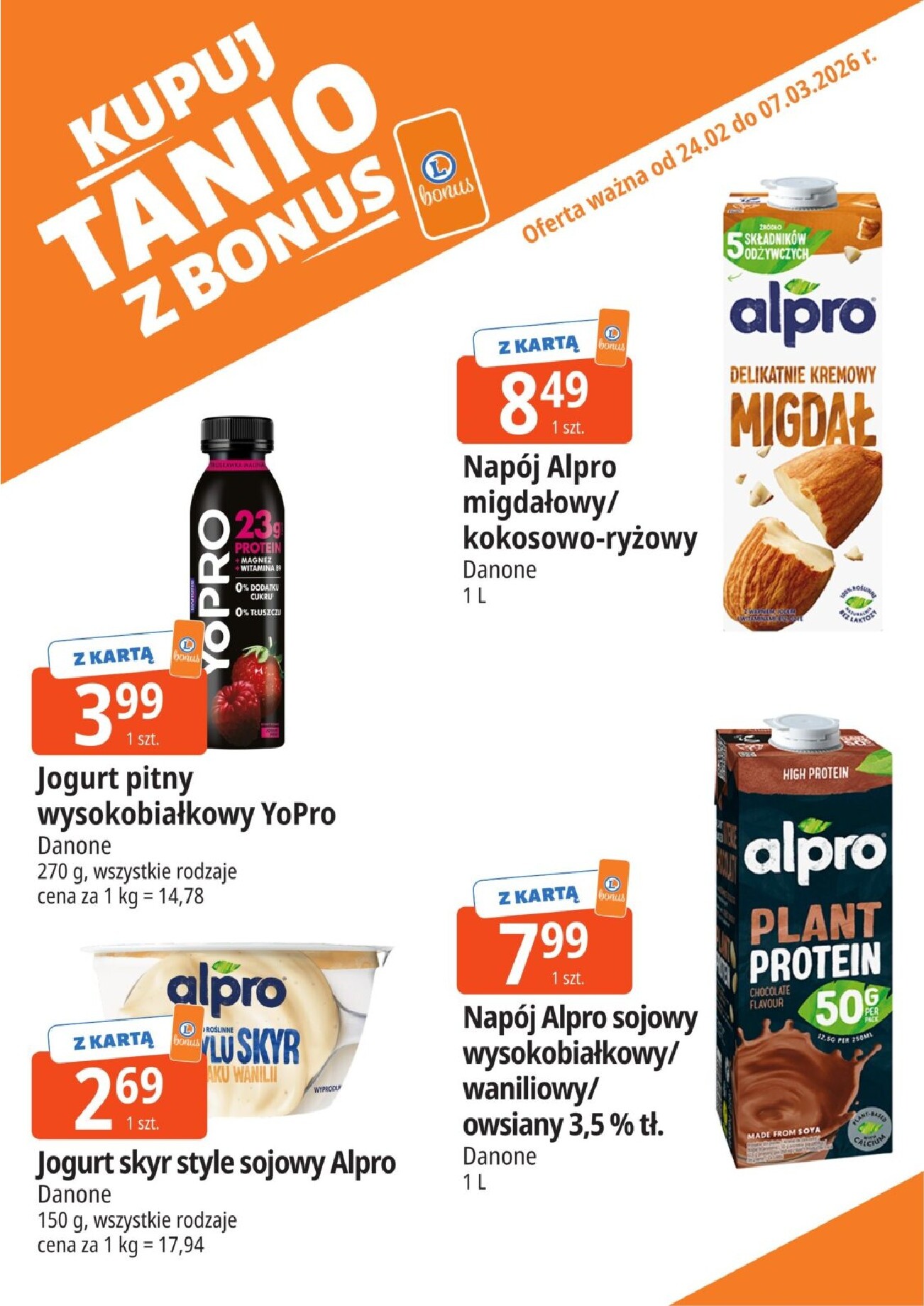 e-leclerc - Gazetka E.Leclerc - Bonus skanujesz kasę zyskujesz - ważna od 24.02.2026 do 07.03.2026 - page: 4