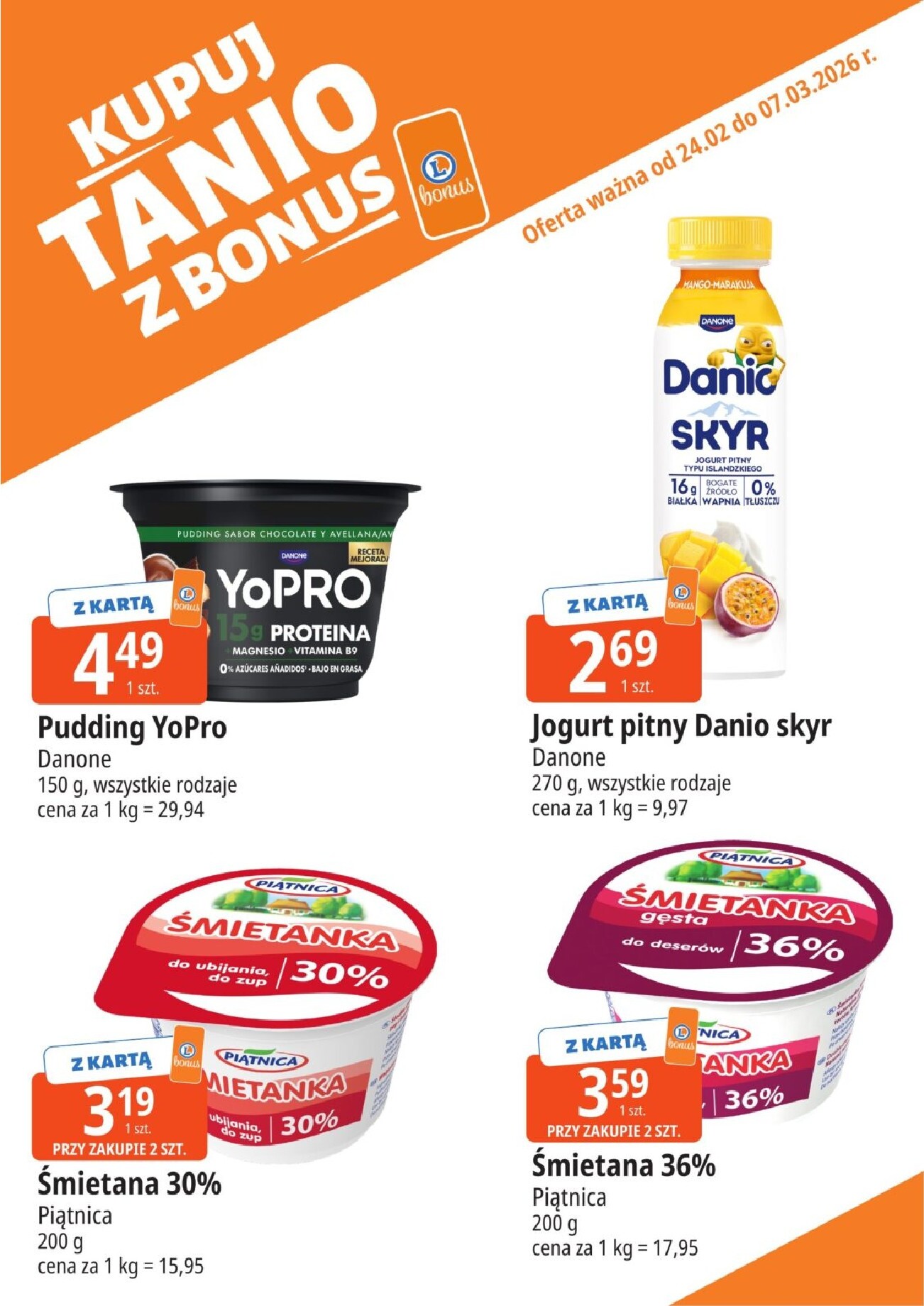 e-leclerc - Gazetka E.Leclerc - Bonus skanujesz kasę zyskujesz - ważna od 24.02.2026 do 07.03.2026 - page: 3