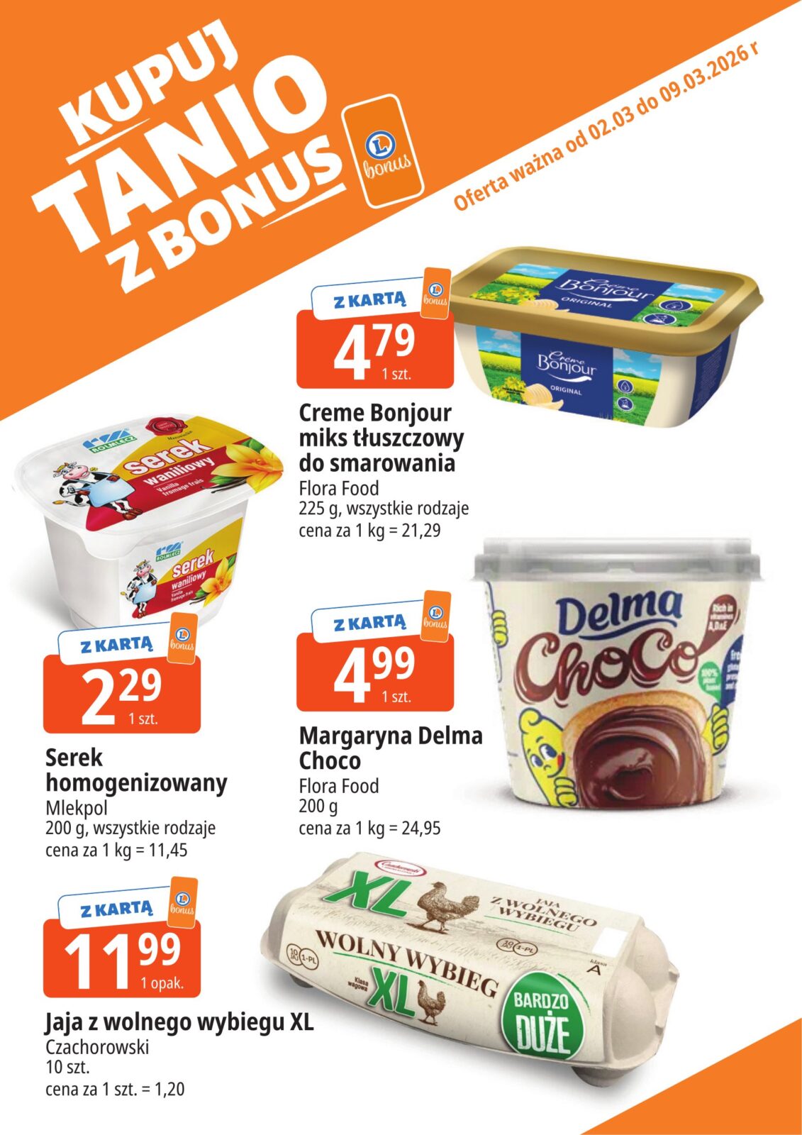 e-leclerc - Gazetka E.Leclerc - Kupuj Tanio - ważna od 02.03.2026 do 09.03.2026