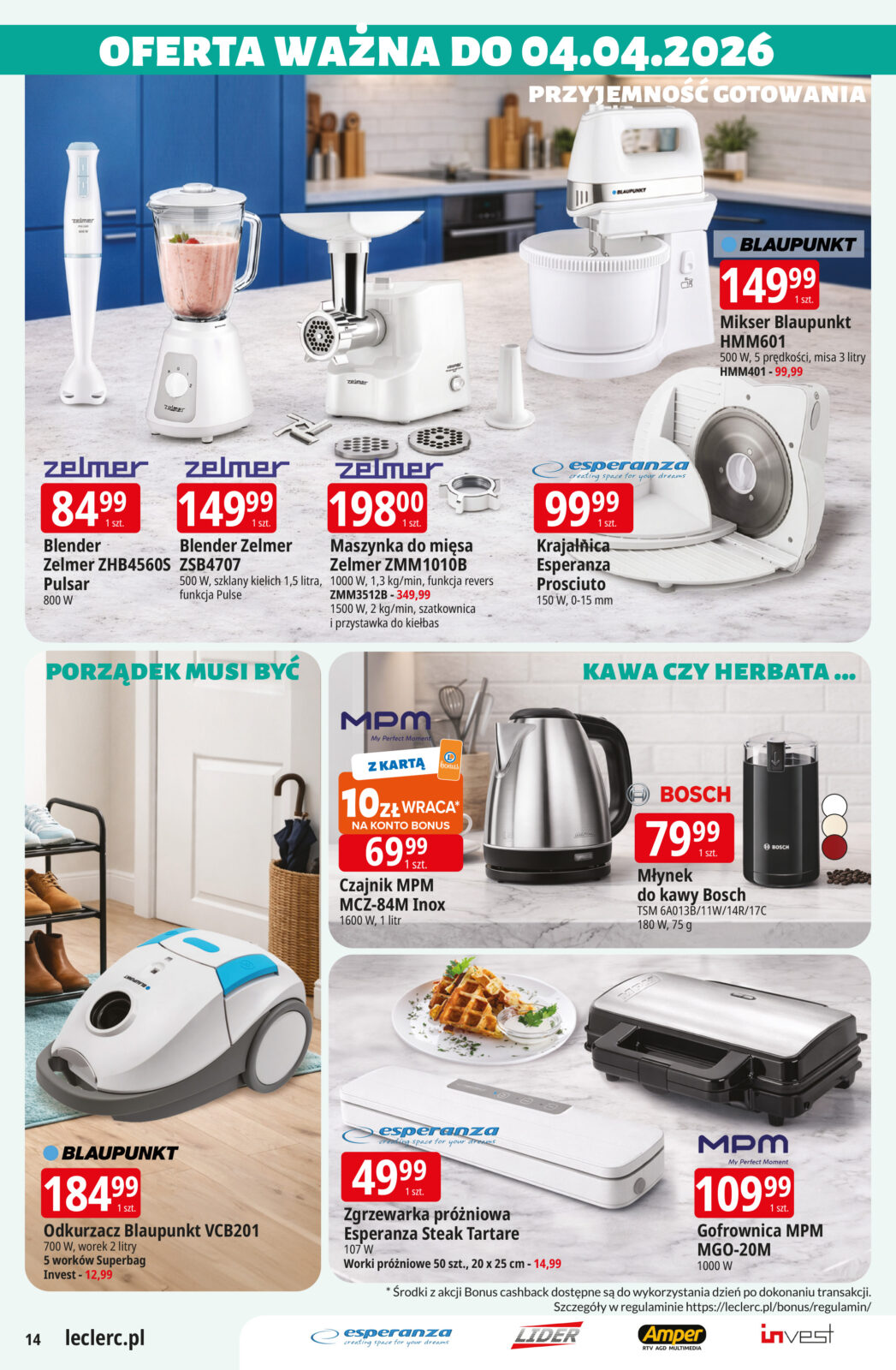 e-leclerc - Gazetka E.Leclerc - ważna od 17.03.2026 do 29.03.2026 - page: 14