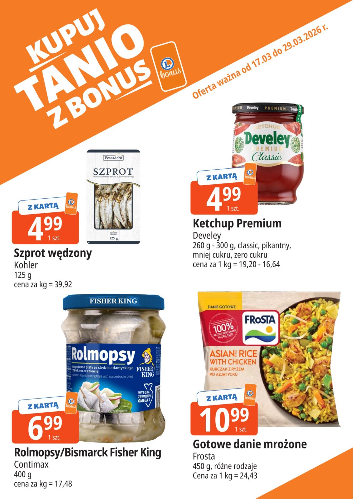 e-leclerc - Gazetka E.Leclerc - Bonus skanujesz kasę zyskujesz - ważna od 17.03.2026 do 29.03.2026 - page: 10