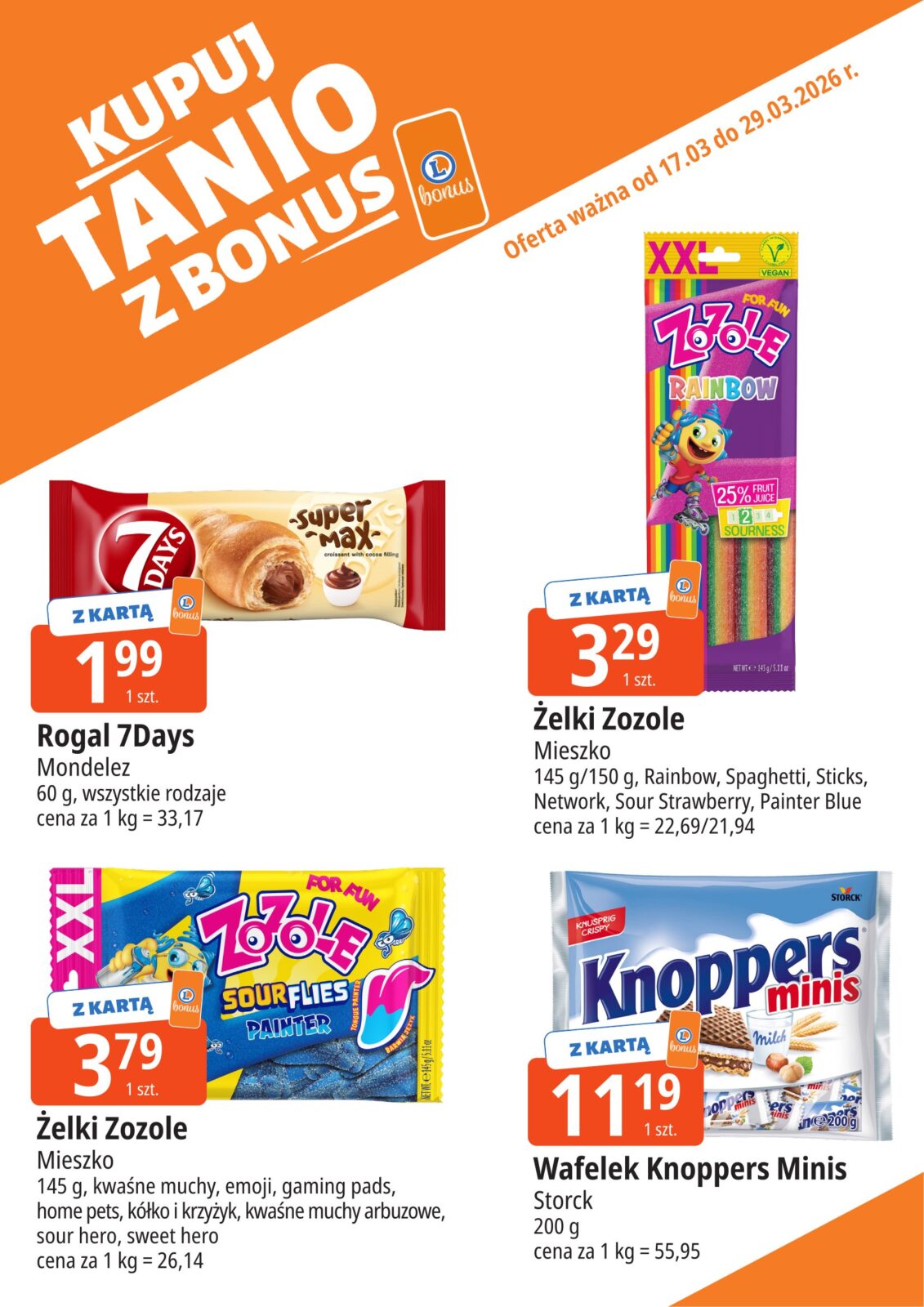 e-leclerc - Gazetka E.Leclerc - Bonus skanujesz kasę zyskujesz - ważna od 17.03.2026 do 29.03.2026 - page: 11