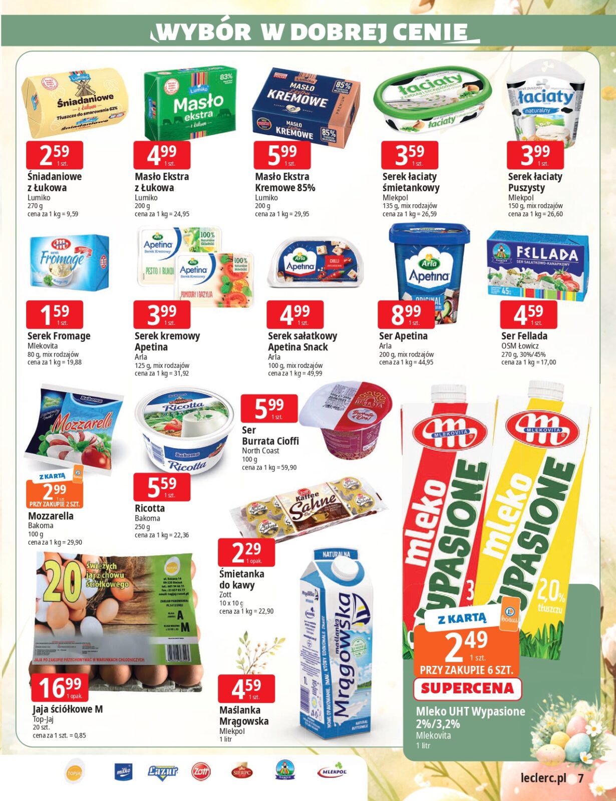 e-leclerc - Gazetka E.Leclerc - Wielkanoc - ważna od 17.03.2026 do 29.03.2026 - page: 7