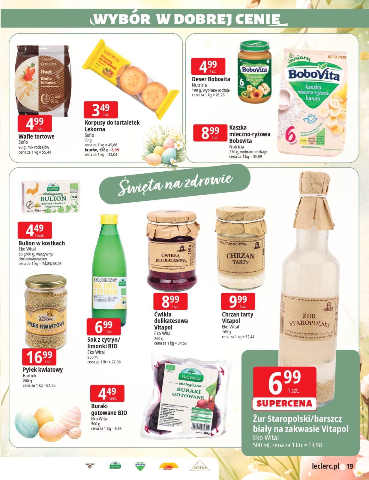 e-leclerc - Gazetka E.Leclerc - Wielkanoc - ważna od 17.03.2026 do 29.03.2026 - page: 19