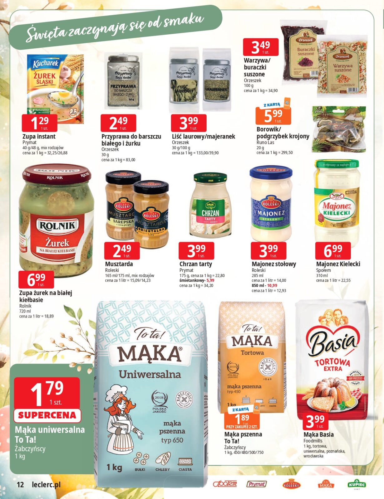 e-leclerc - Gazetka E.Leclerc - Wielkanoc - ważna od 17.03.2026 do 29.03.2026 - page: 12