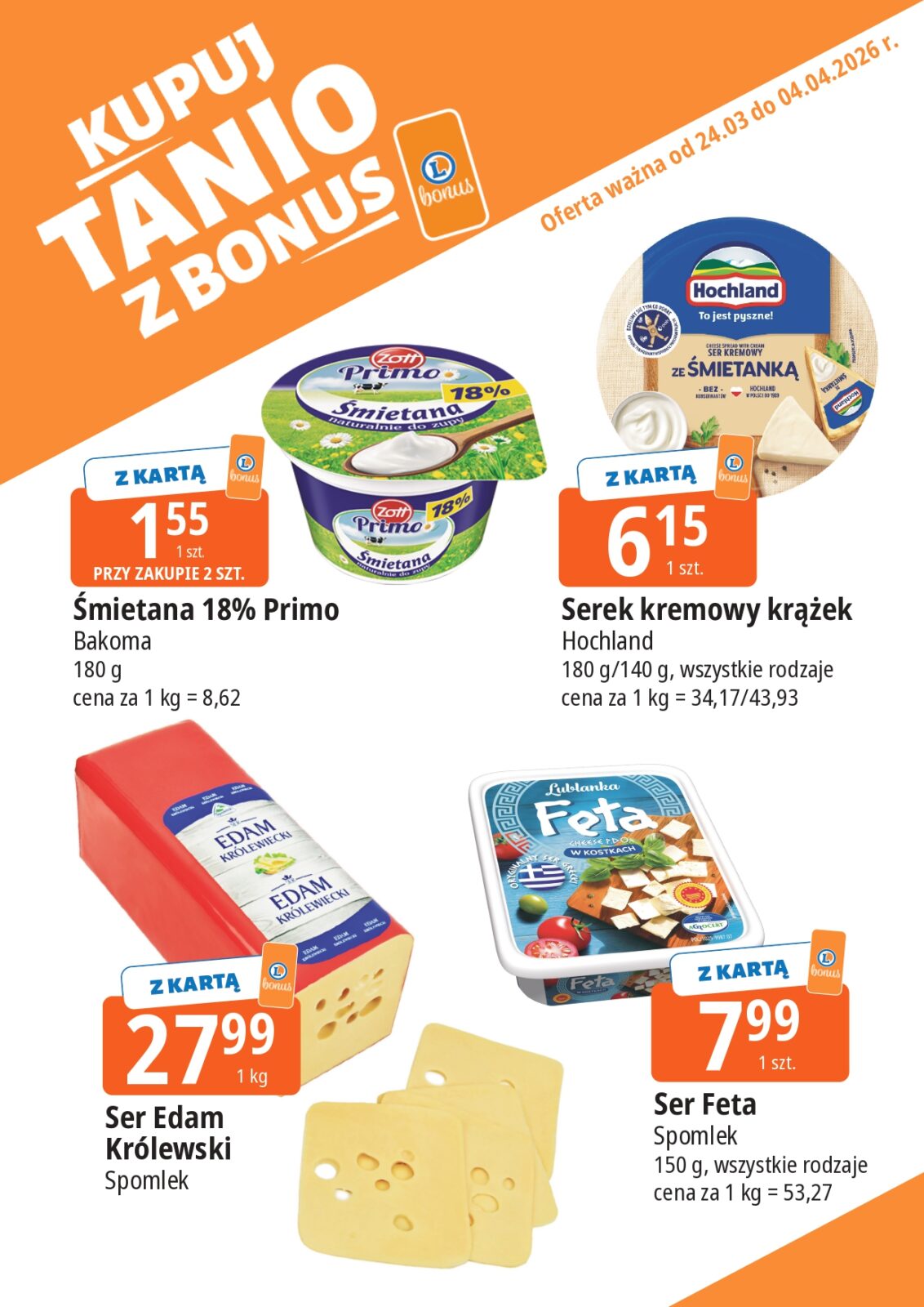 e-leclerc - Gazetka E.Leclerc - Kupuj tanio z bonus - ważna od 24.03.2026 do 04.04.2026 - page: 2