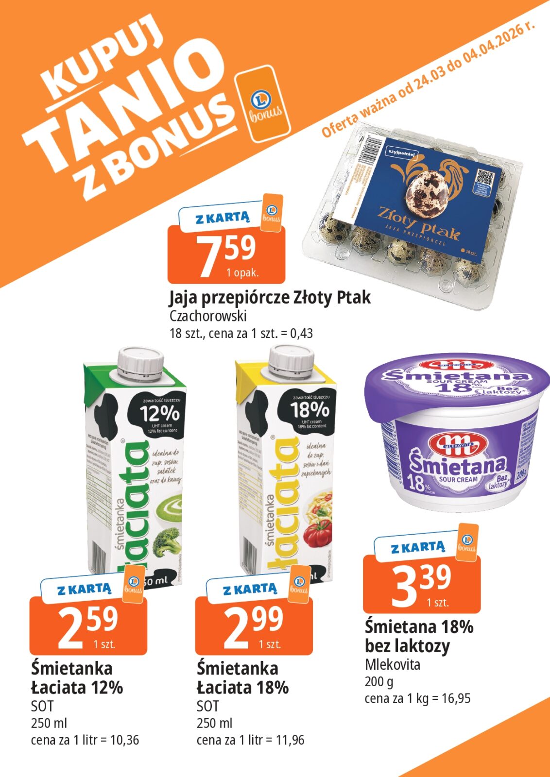 e-leclerc - Gazetka E.Leclerc - Kupuj tanio z bonus - ważna od 24.03.2026 do 04.04.2026 - page: 3