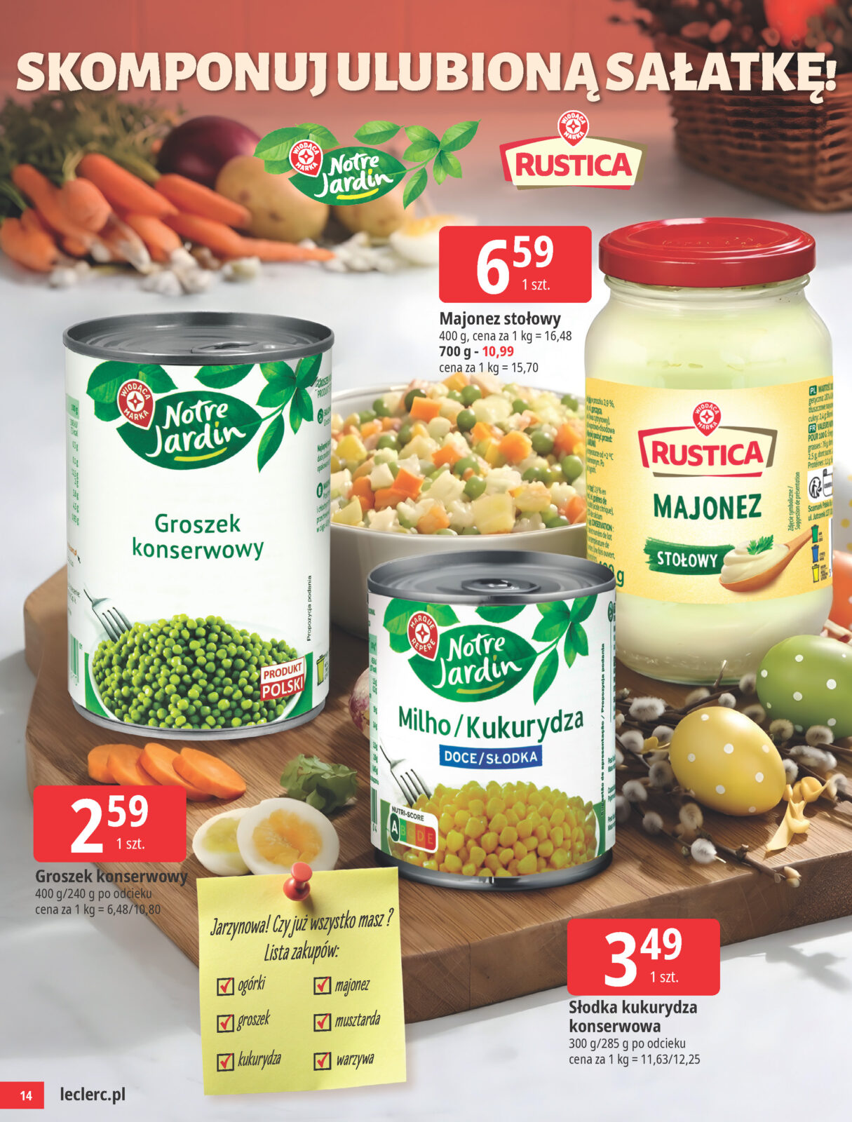 e-leclerc - Gazetka E.Leclerc - Wielkanocne przygotowania - ważna od 24.03.2026 do 04.04.2026 - page: 14