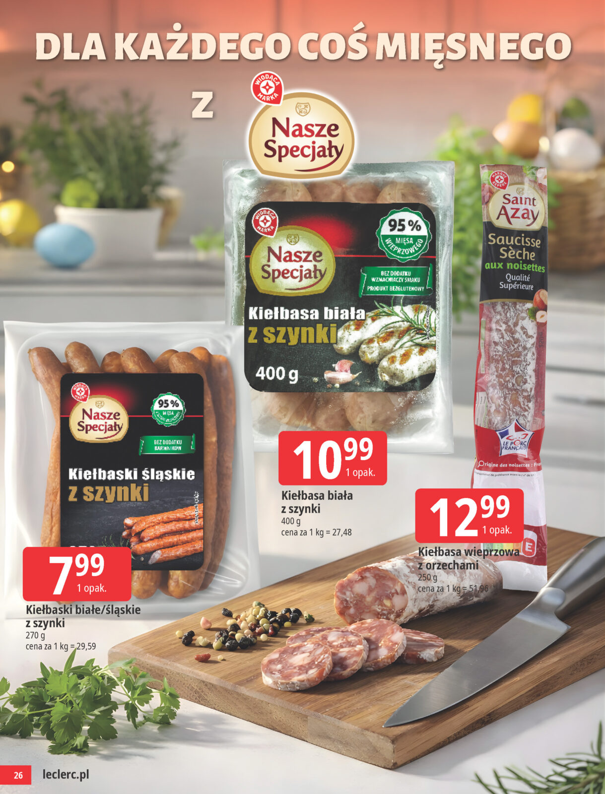 e-leclerc - Gazetka E.Leclerc - Wielkanocne przygotowania - ważna od 24.03.2026 do 04.04.2026 - page: 26