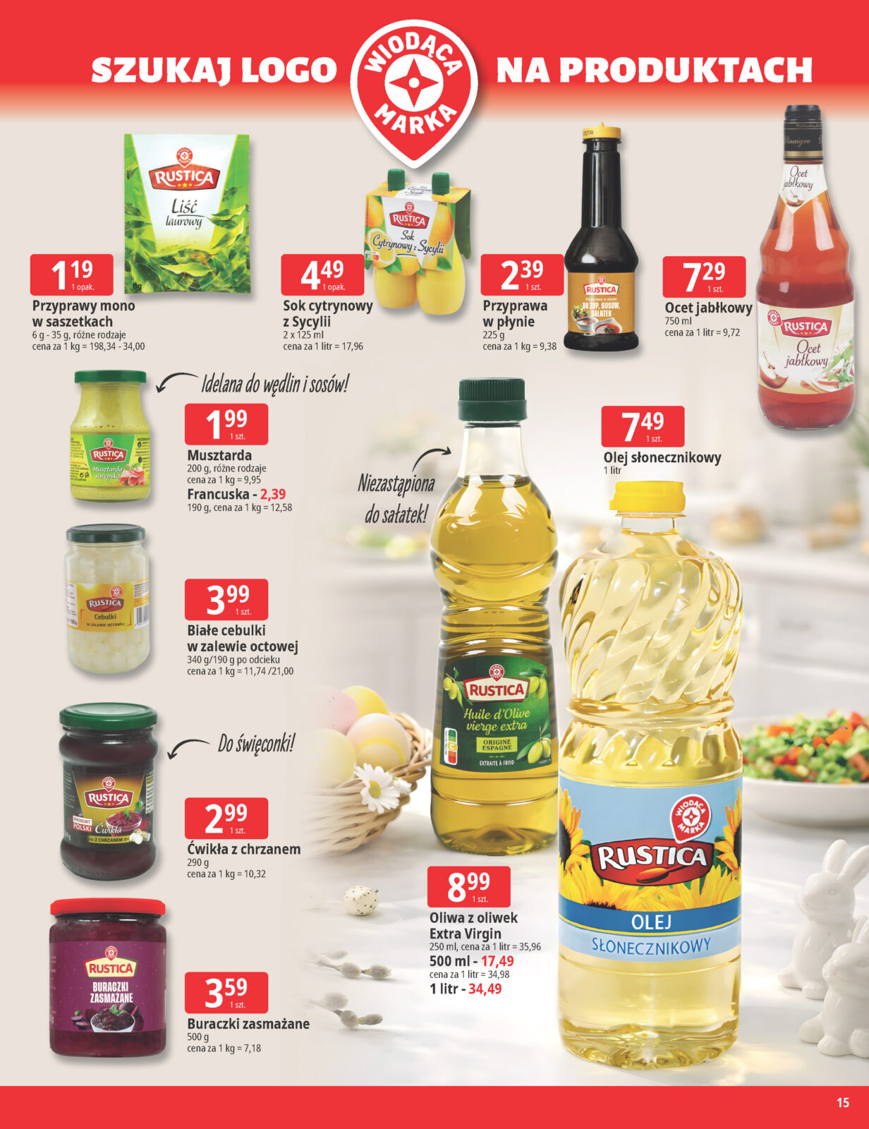 e-leclerc - Gazetka E.Leclerc - Wielkanocne przygotowania - ważna od 24.03.2026 do 04.04.2026 - page: 15