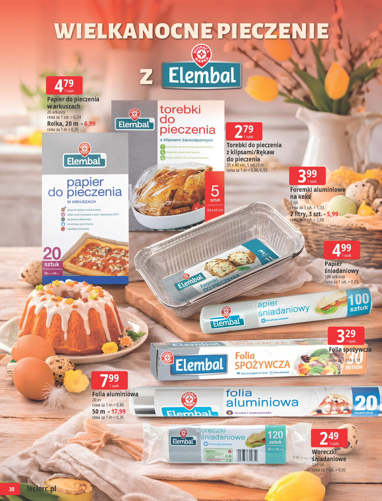 e-leclerc - Gazetka E.Leclerc - Wielkanocne przygotowania - ważna od 24.03.2026 do 04.04.2026 - page: 30