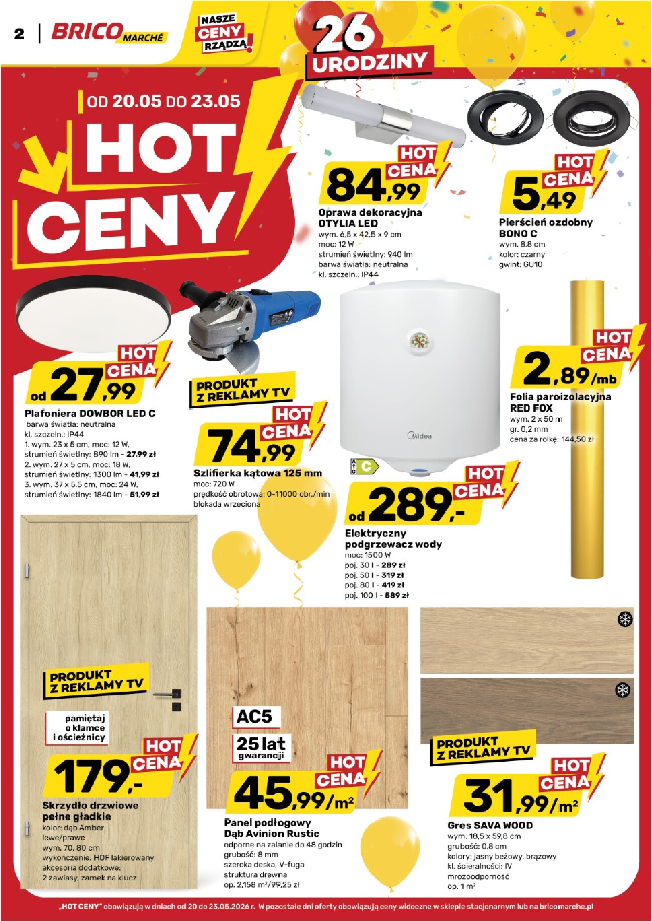 brico-marche - Nowa gazetka Bricomarché - Hot ceny ważna od 20.05.2026 do 23.05.2026 - page: 2