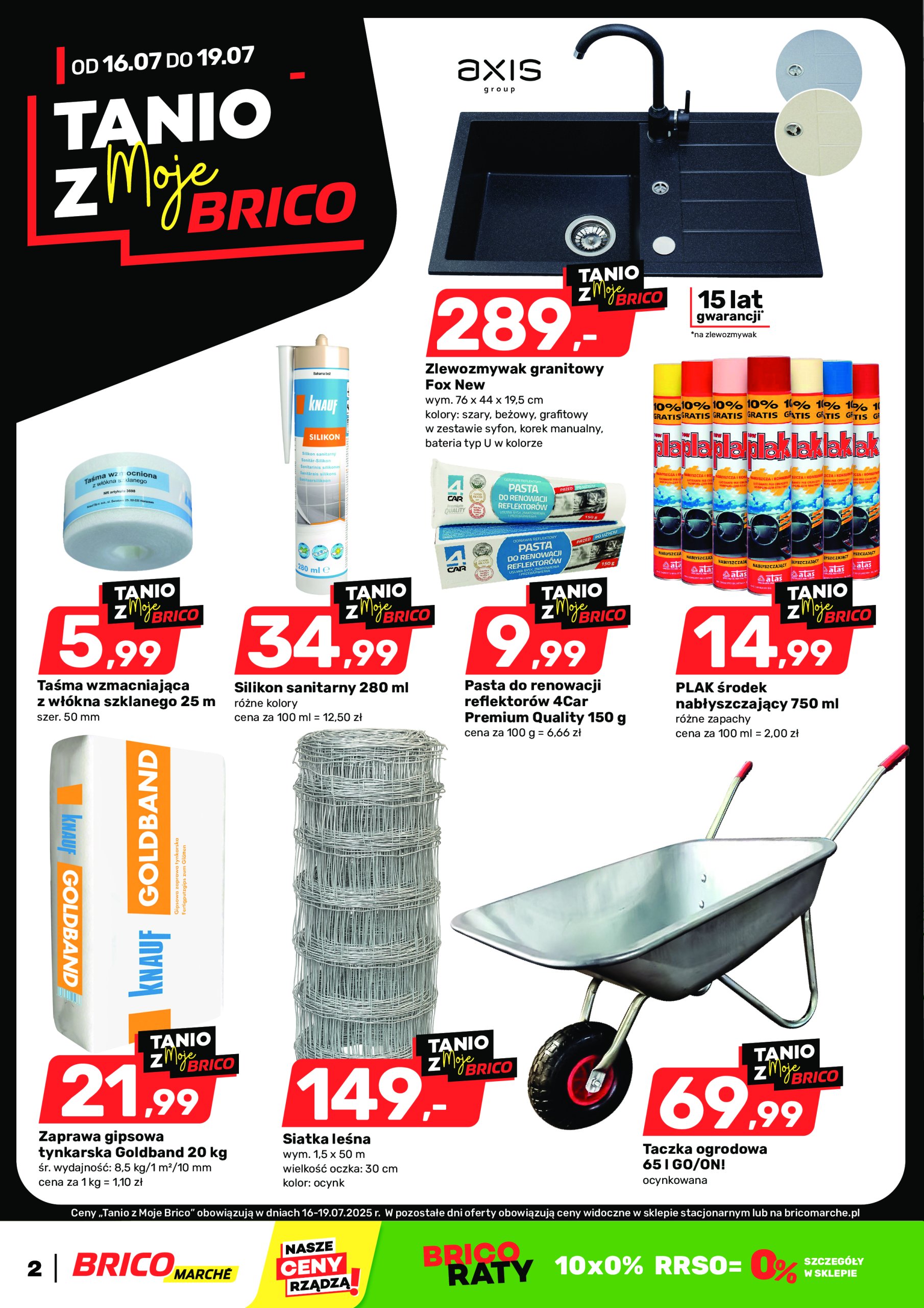 brico-marche - Gazetka Bricomarché - Tanio z MojeBrico ważna od 16.07. - 19.07. - page: 1