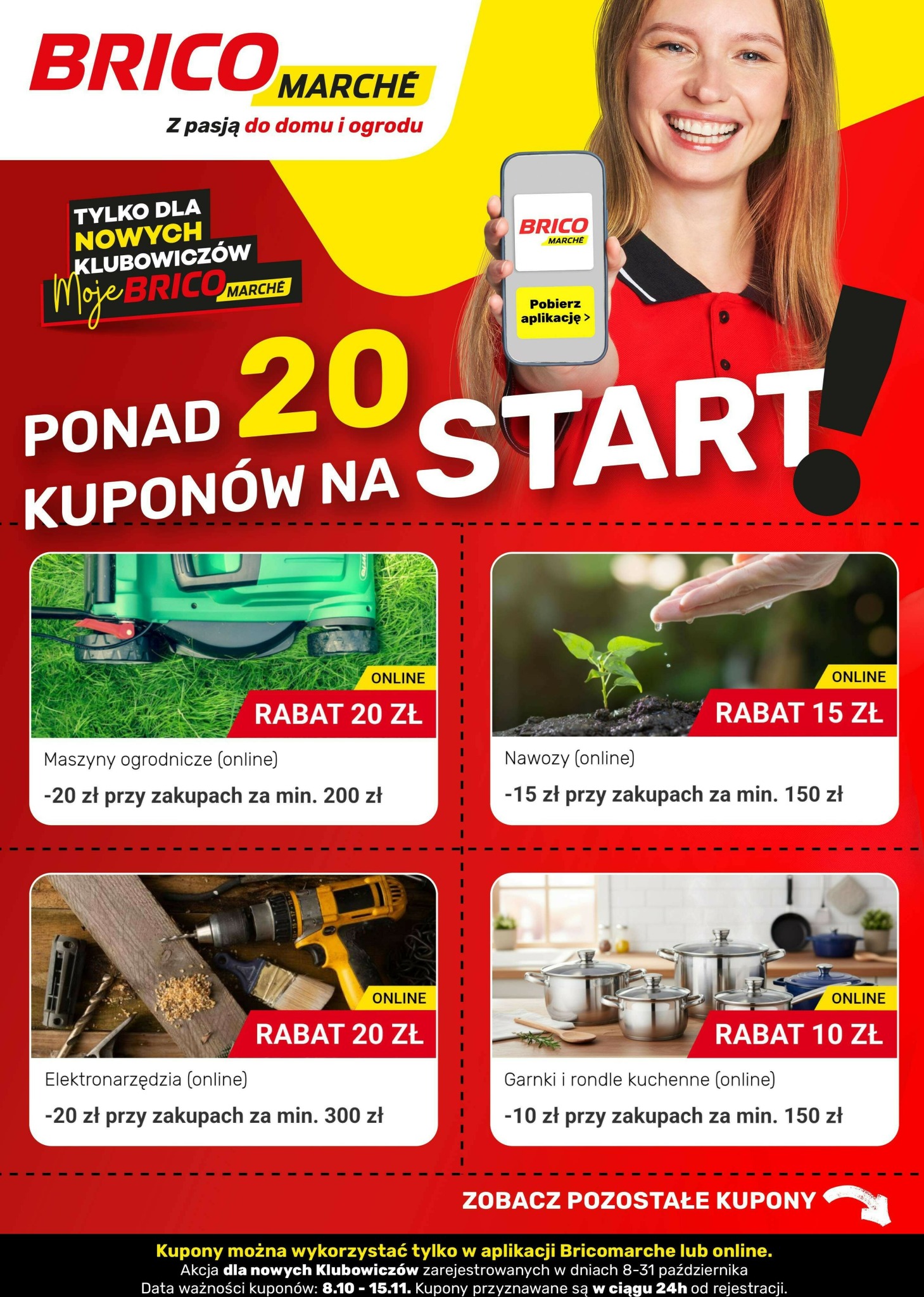 brico-marche - Gazetka Bricomarché - Kupony - ważna od 08.10. do 15.11.