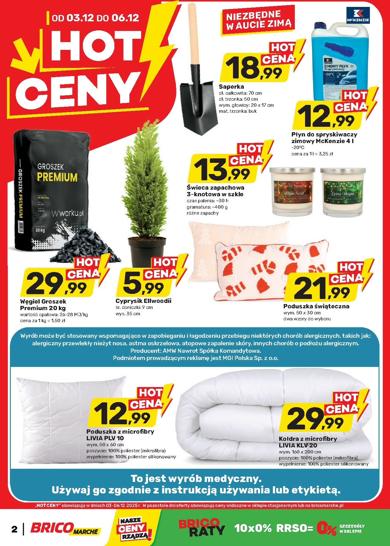 brico-marche - Gazetka Bricomarché - Hot ceny - ważna od 03.12. do 06.12.