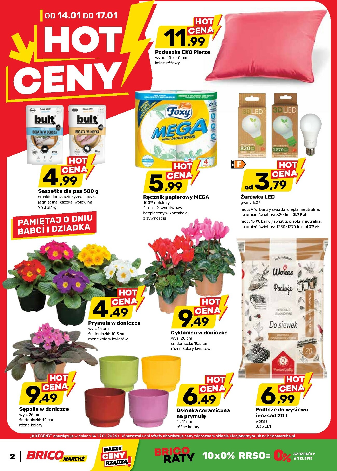 brico-marche - Gazetka Bricomarché - Hot ceny - ważna od 14.01. do 17.01.