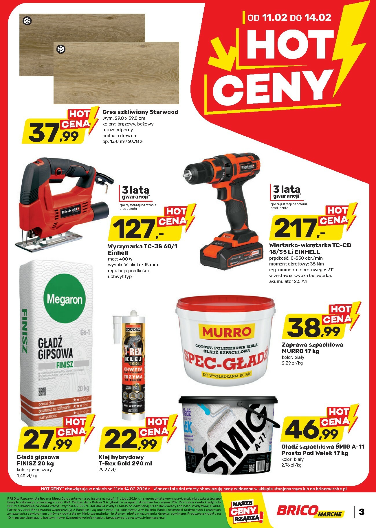 brico-marche - Gazetka Bricomarché - Hot ceny - ważna od 11.02.2026 do 14.02.2026 - page: 2