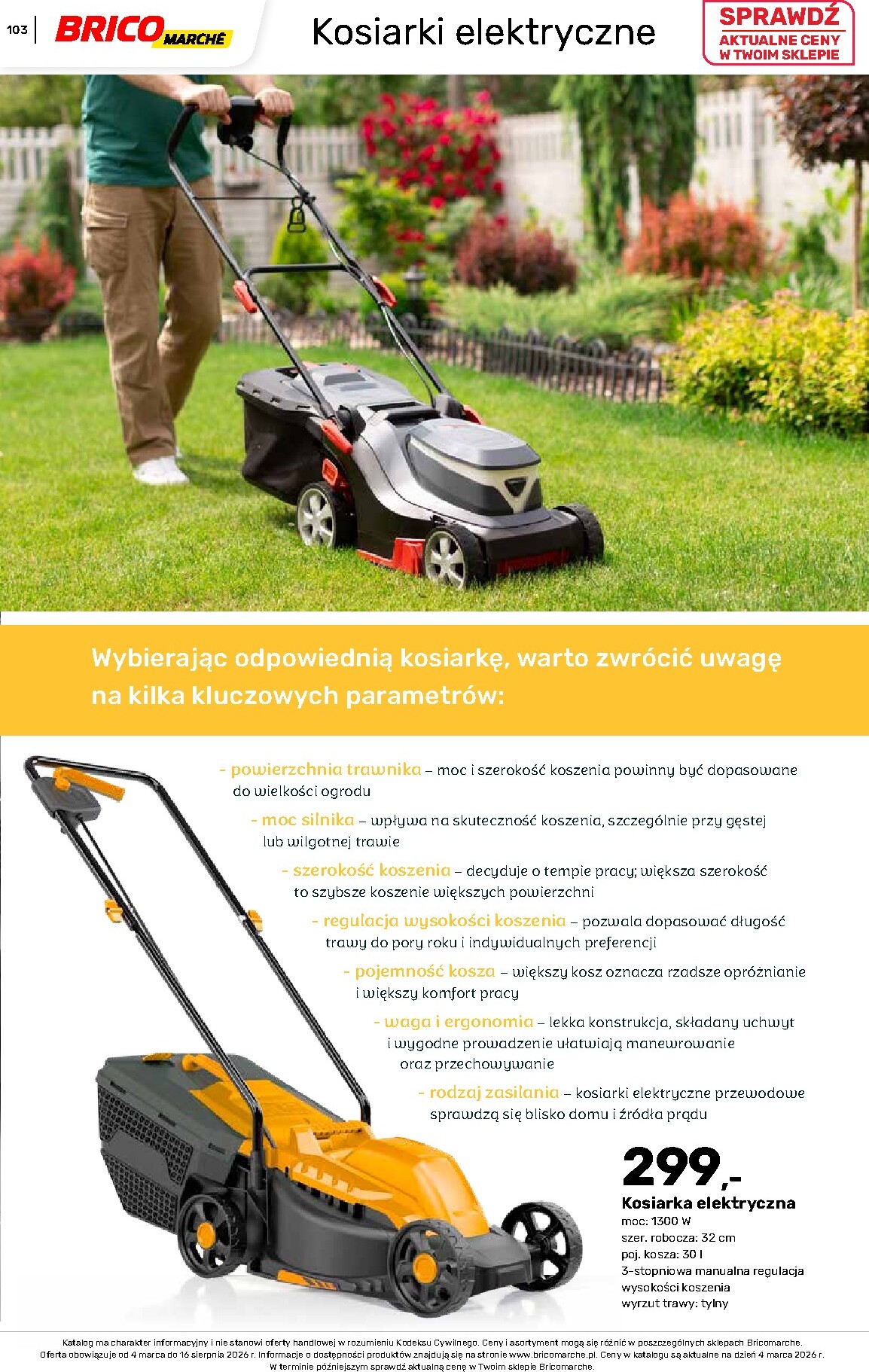 brico-marche - Gazetka Bricomarché - Katalog ogród - ważna od 04.03.2026 do 16.08.2026 - page: 103