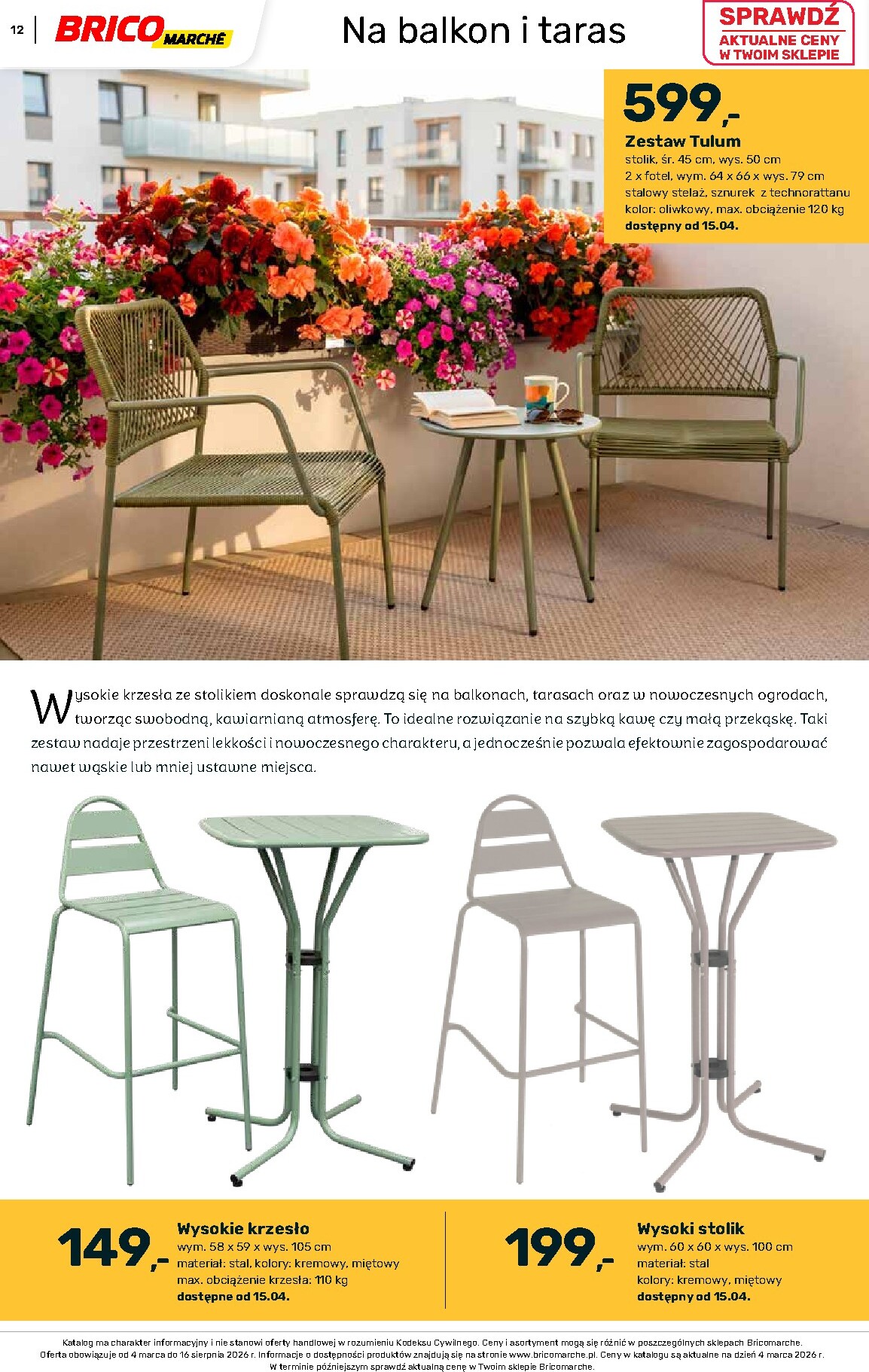 brico-marche - Gazetka Bricomarché - Katalog ogród - ważna od 04.03.2026 do 16.08.2026 - page: 12