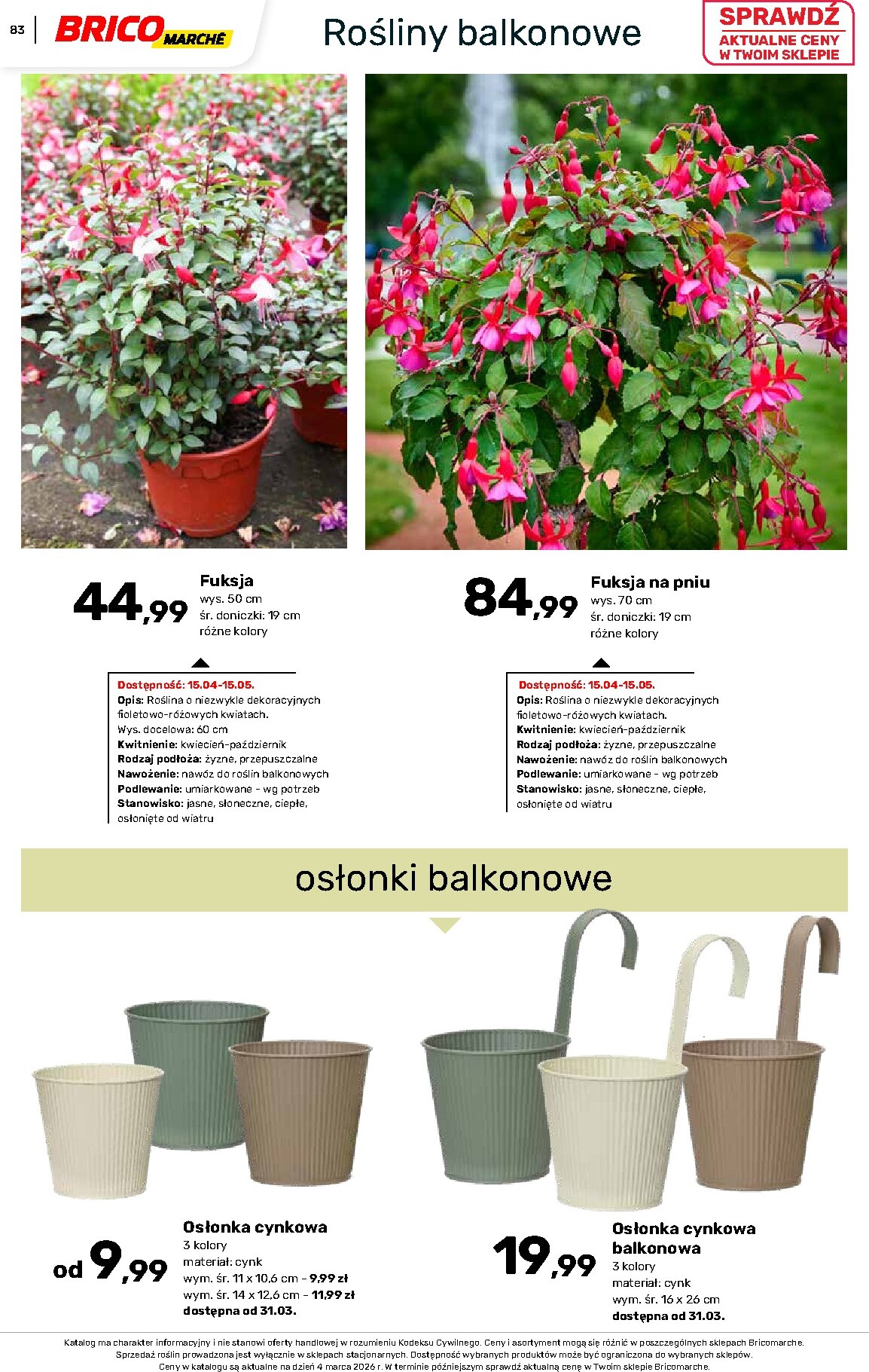 brico-marche - Gazetka Bricomarché - Katalog ogród - ważna od 04.03.2026 do 16.08.2026 - page: 83