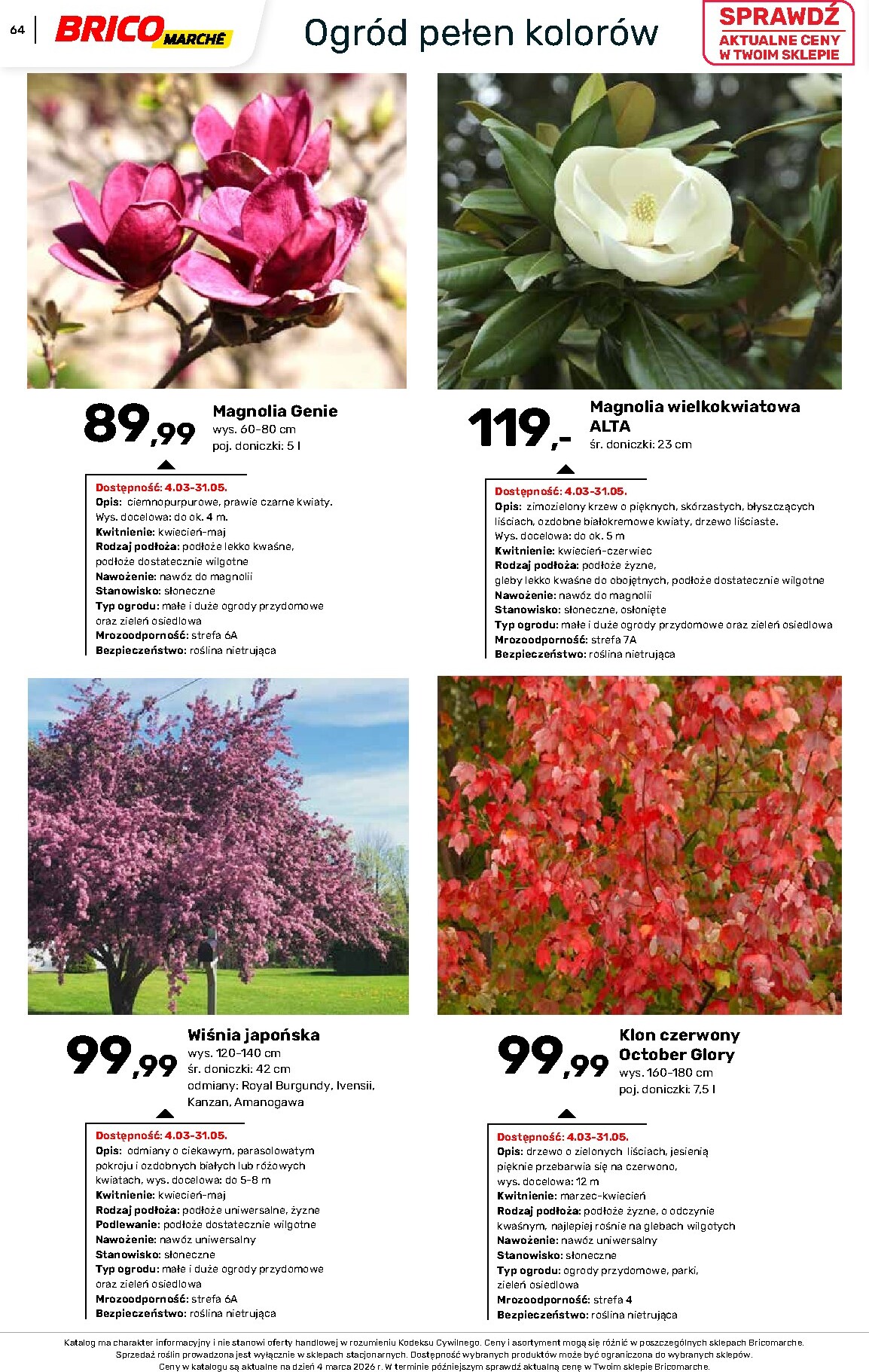 brico-marche - Gazetka Bricomarché - Katalog ogród - ważna od 04.03.2026 do 16.08.2026 - page: 64