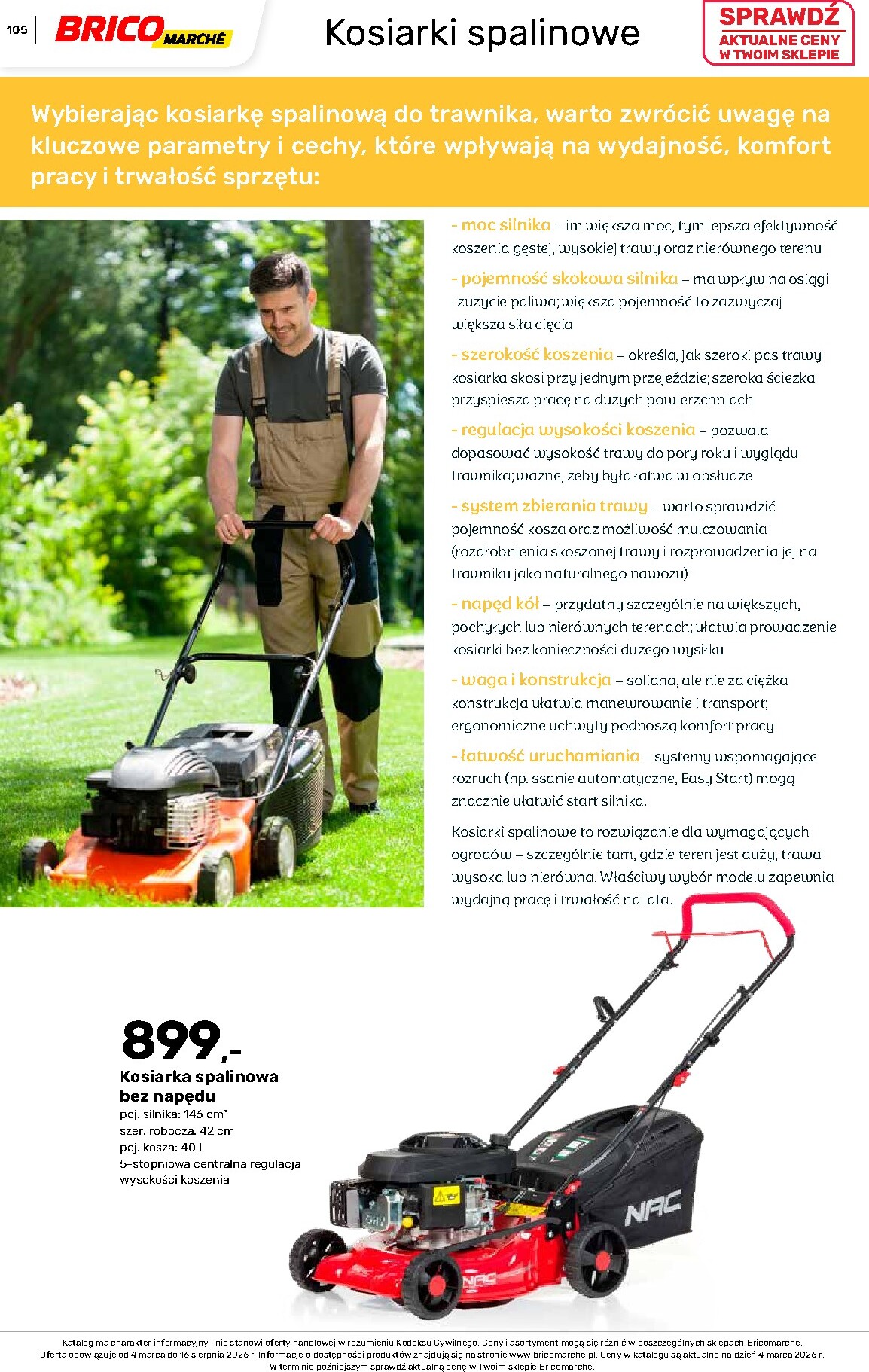 brico-marche - Gazetka Bricomarché - Katalog ogród - ważna od 04.03.2026 do 16.08.2026 - page: 105