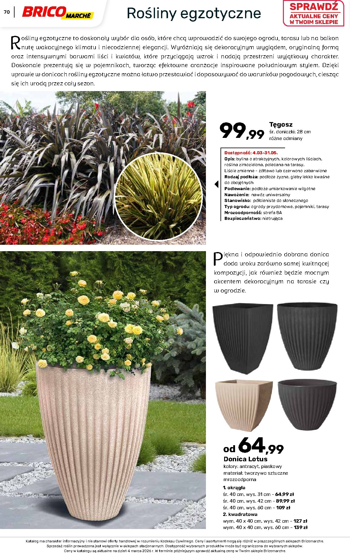 brico-marche - Gazetka Bricomarché - Katalog ogród - ważna od 04.03.2026 do 16.08.2026 - page: 70
