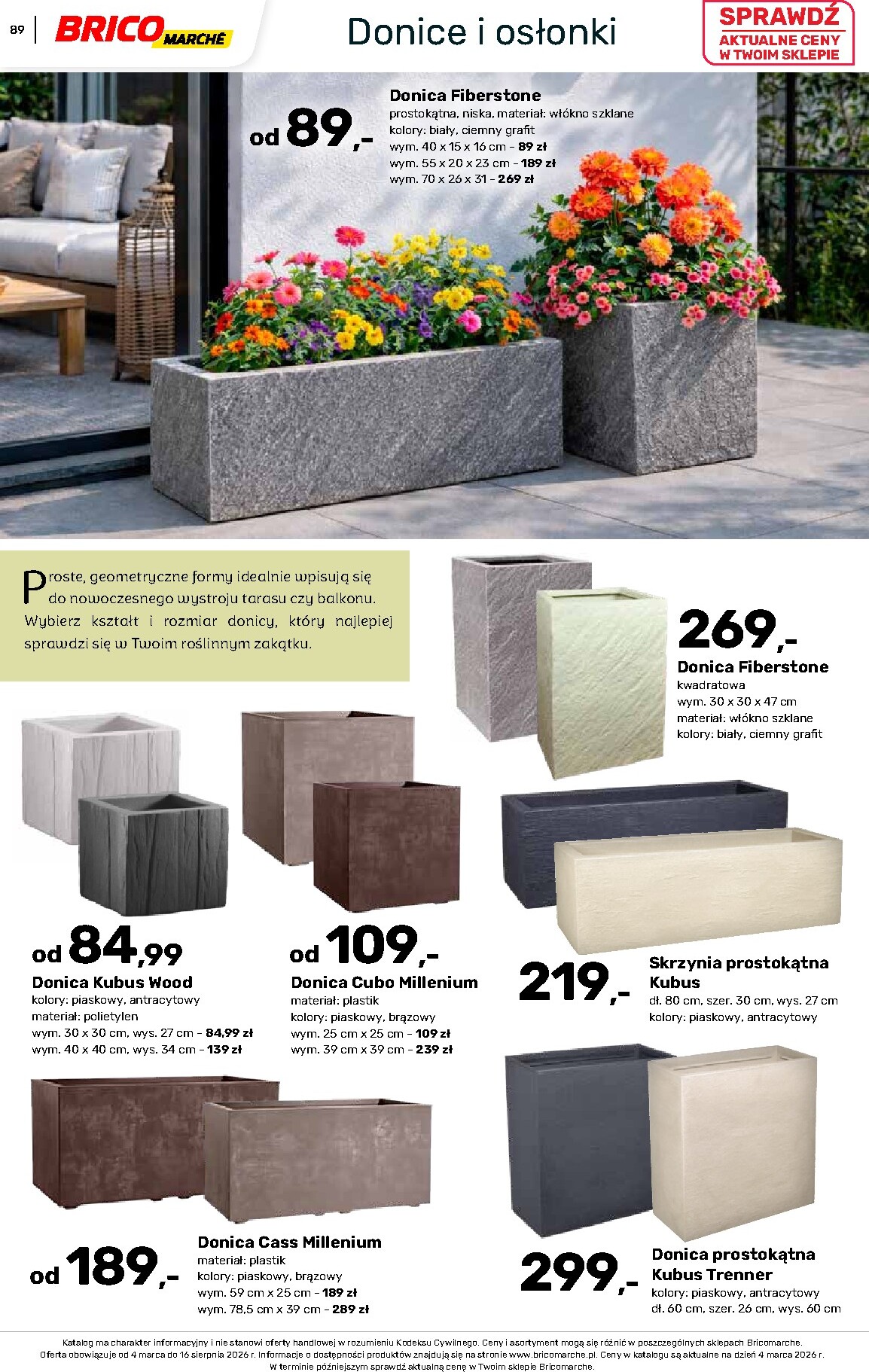 brico-marche - Gazetka Bricomarché - Katalog ogród - ważna od 04.03.2026 do 16.08.2026 - page: 89