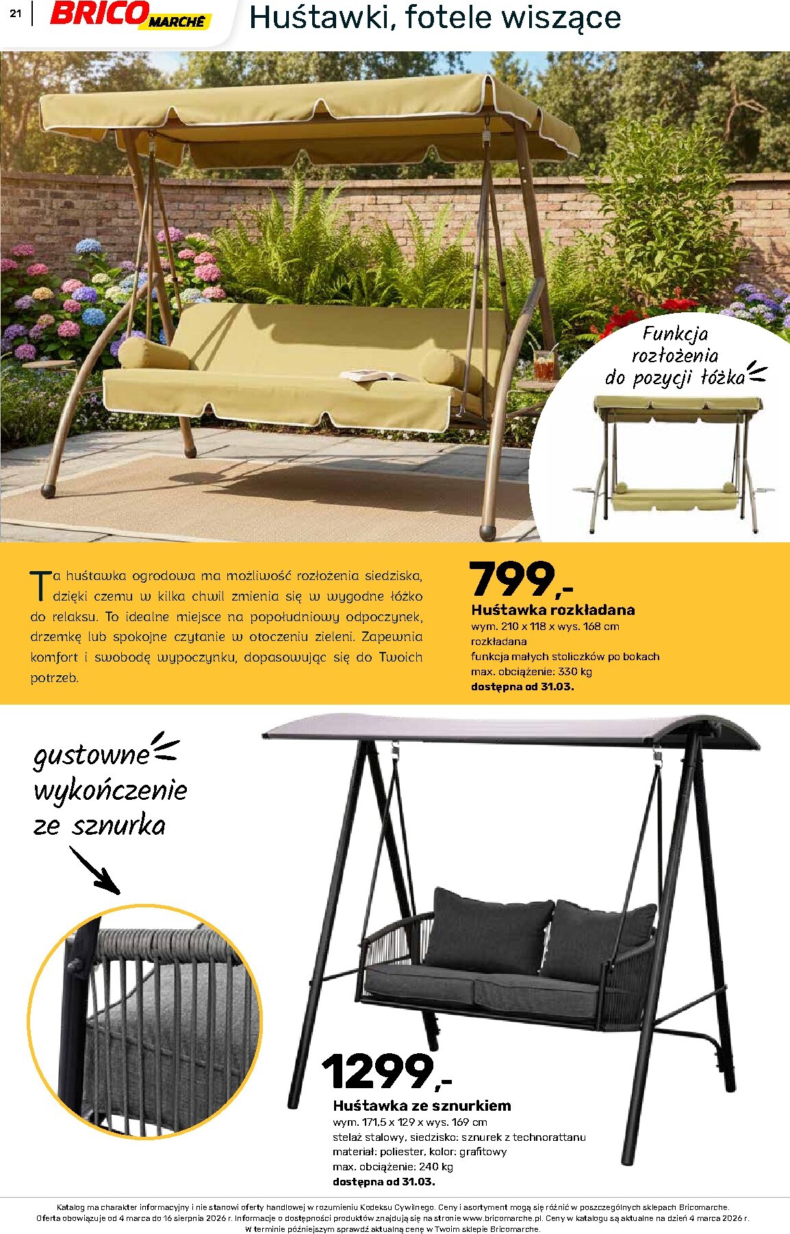 brico-marche - Gazetka Bricomarché - Katalog ogród - ważna od 04.03.2026 do 16.08.2026 - page: 21