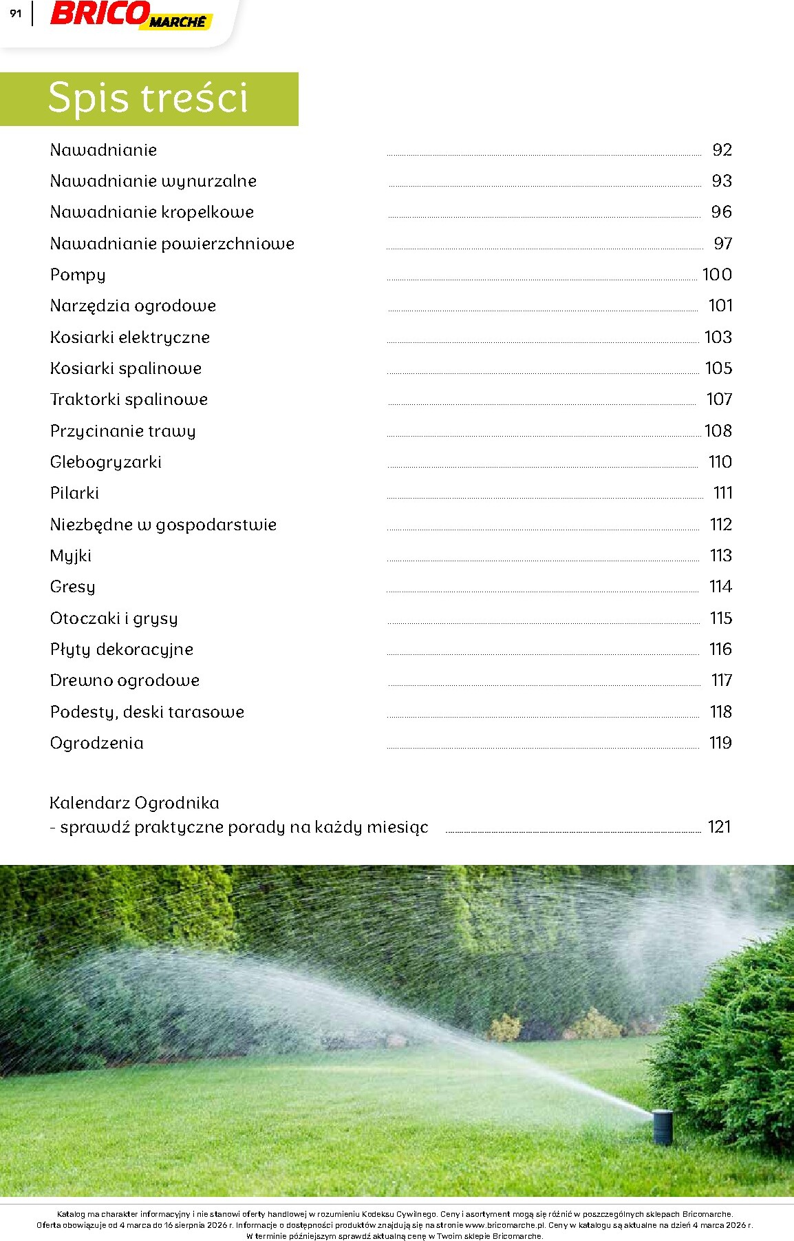 brico-marche - Gazetka Bricomarché - Katalog ogród - ważna od 04.03.2026 do 16.08.2026 - page: 91