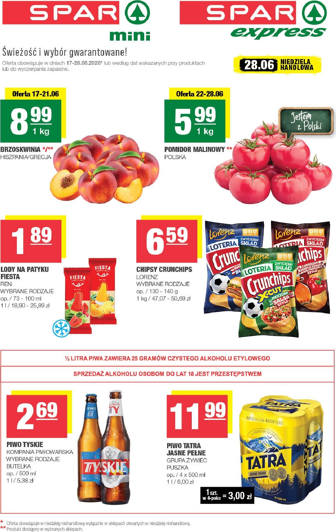 spar - Aktualna gazetka SPAR - Mini ważna od 17.06.2026 do 28.06.2026