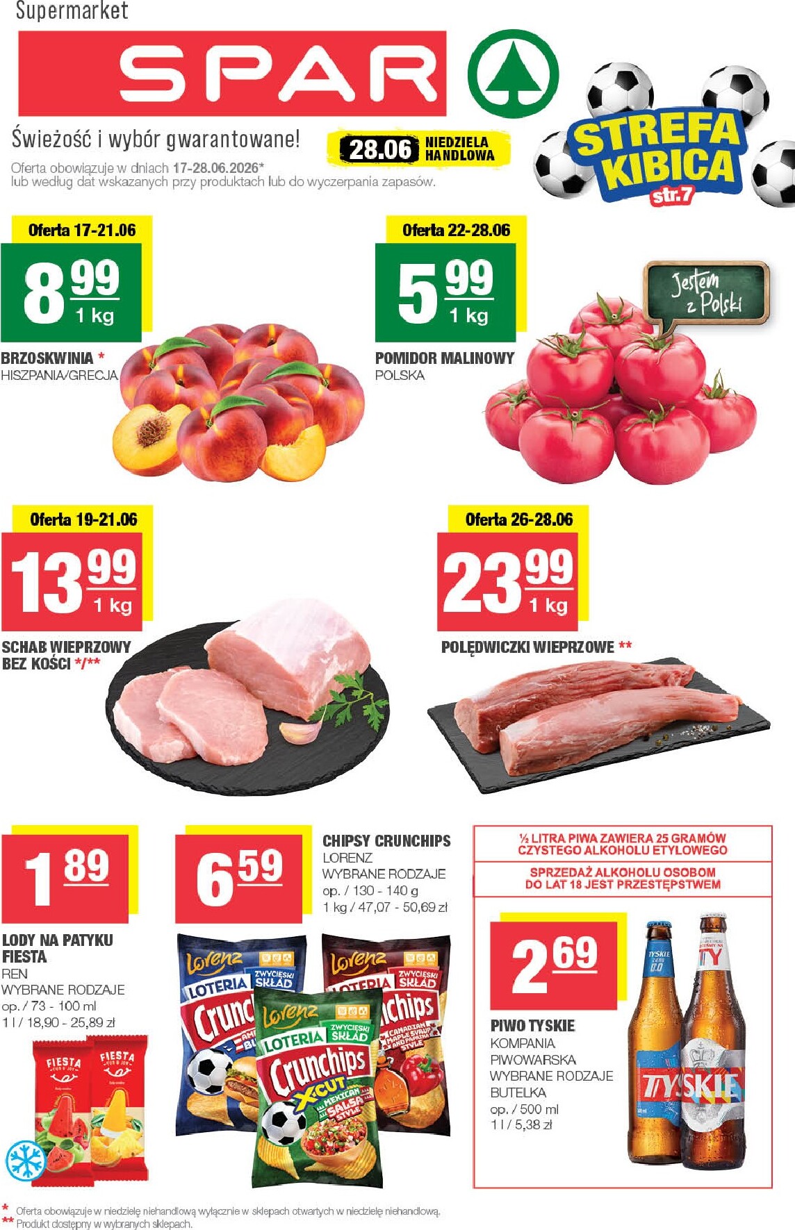 spar - Aktualna gazetka SPAR ważna od 17.06.2026 do 28.06.2026